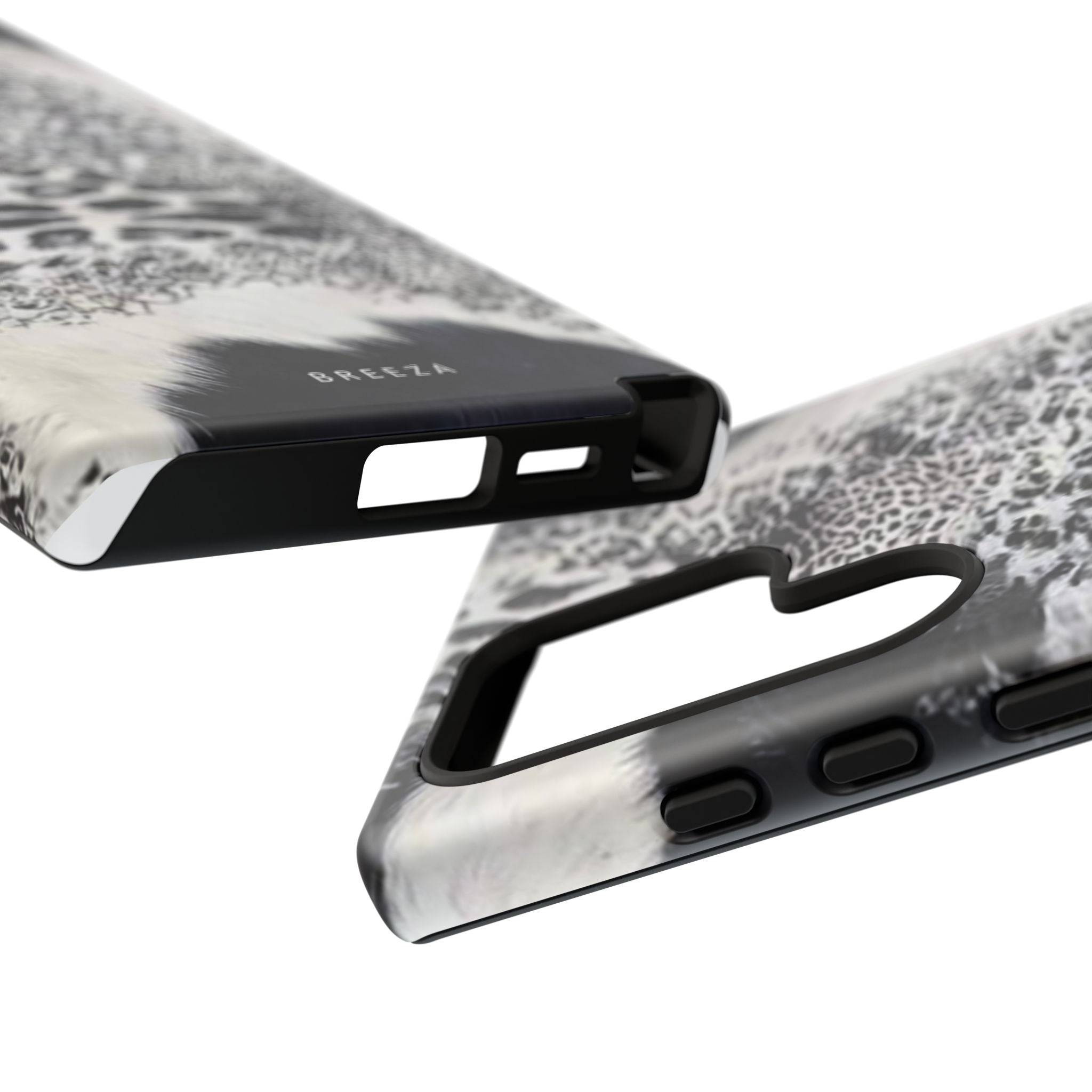 Black & White Leopard Print