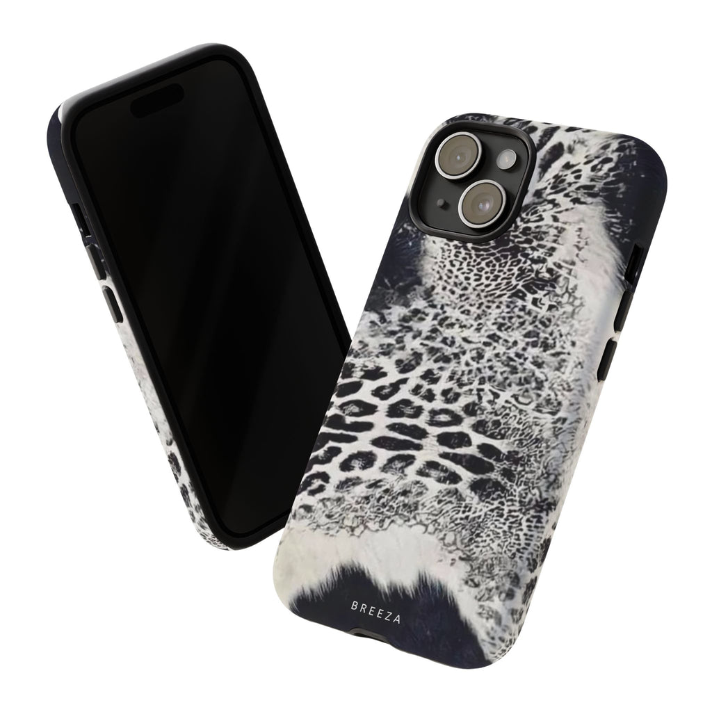 Black & White Leopard Print