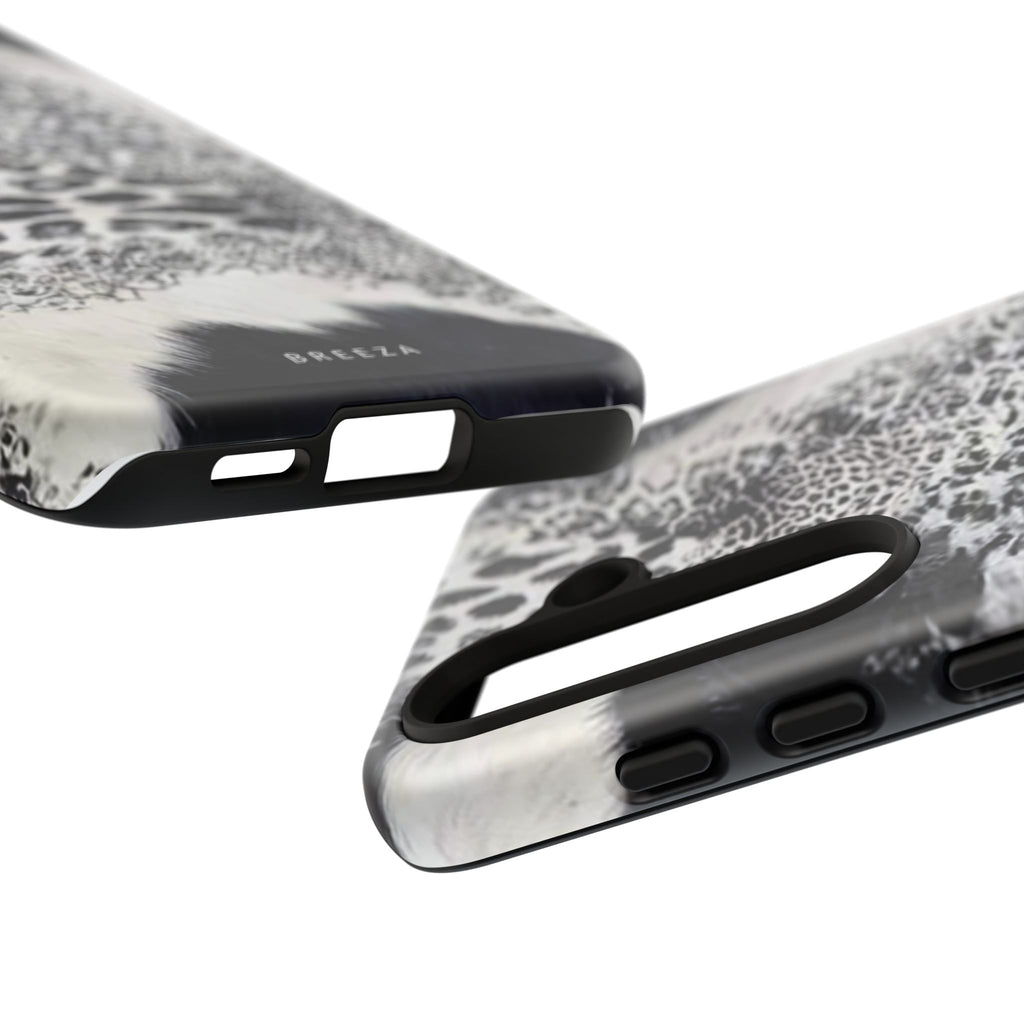 Black & White Leopard Print