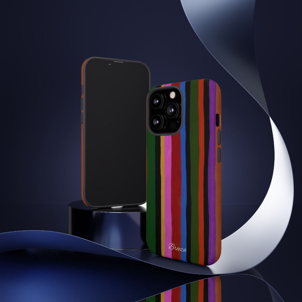 Colorful Striped Phone Case