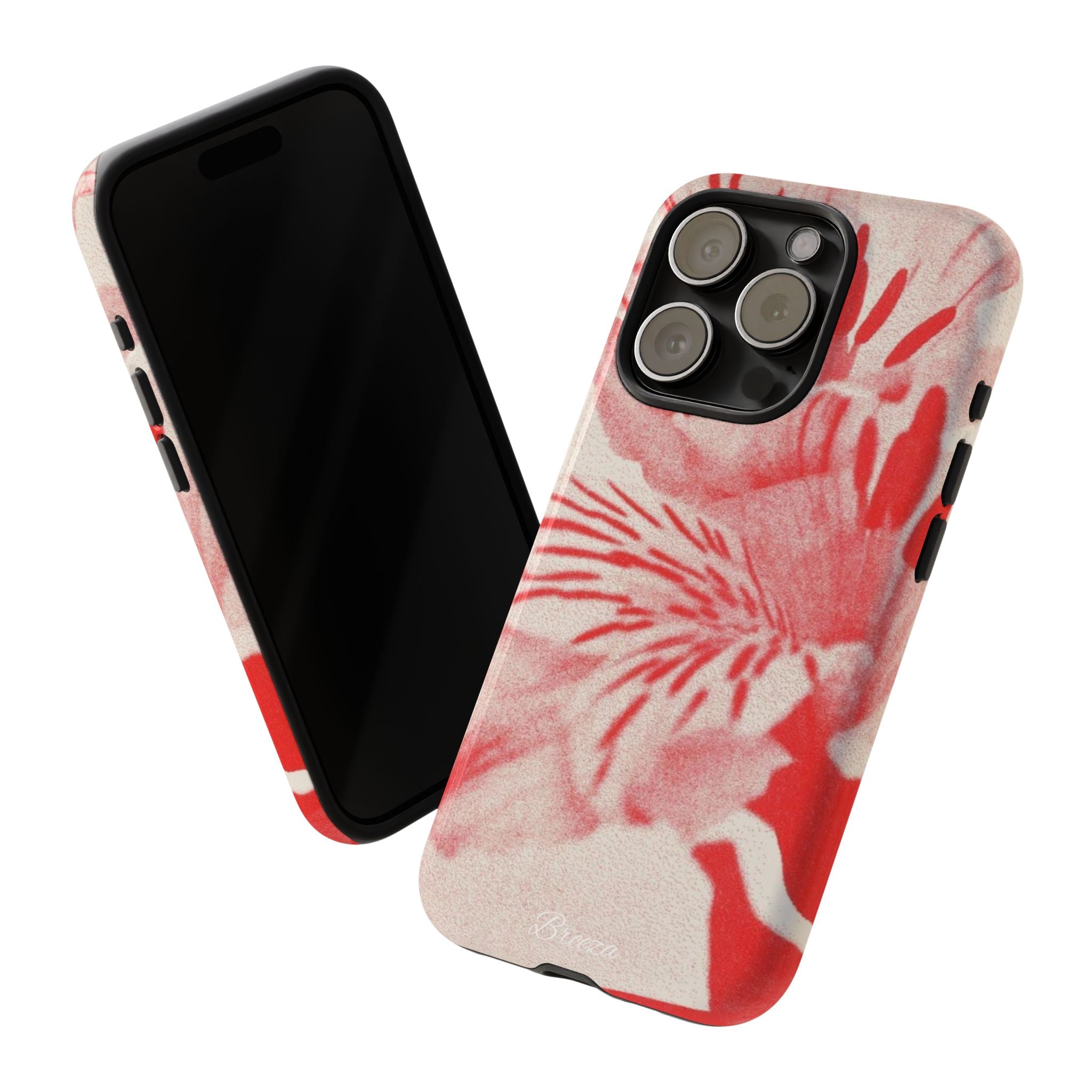 Red Floral Phone Case