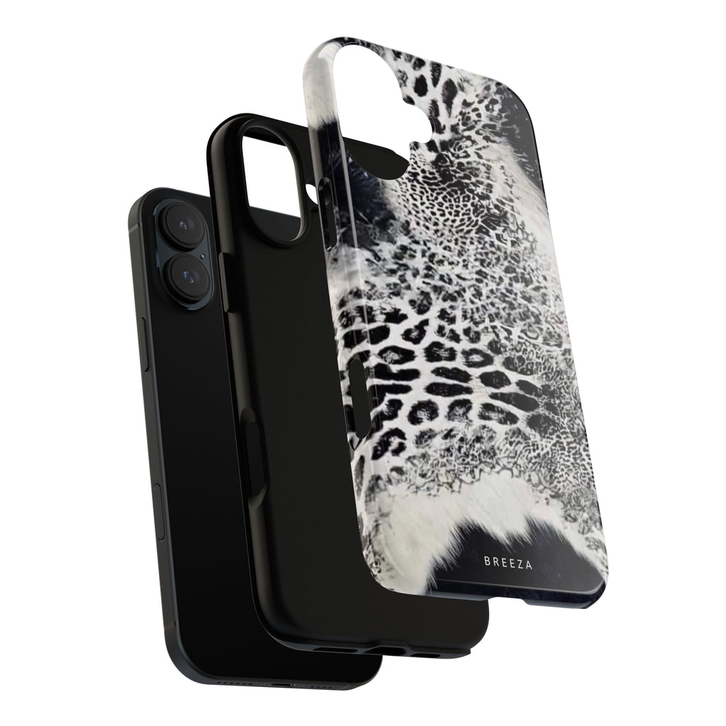 Black & White Leopard Print