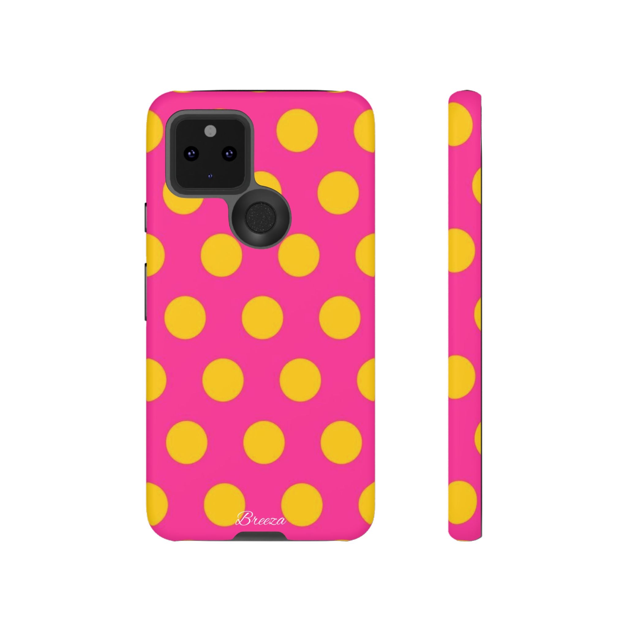 Pink & Yellow Dot Phone Case