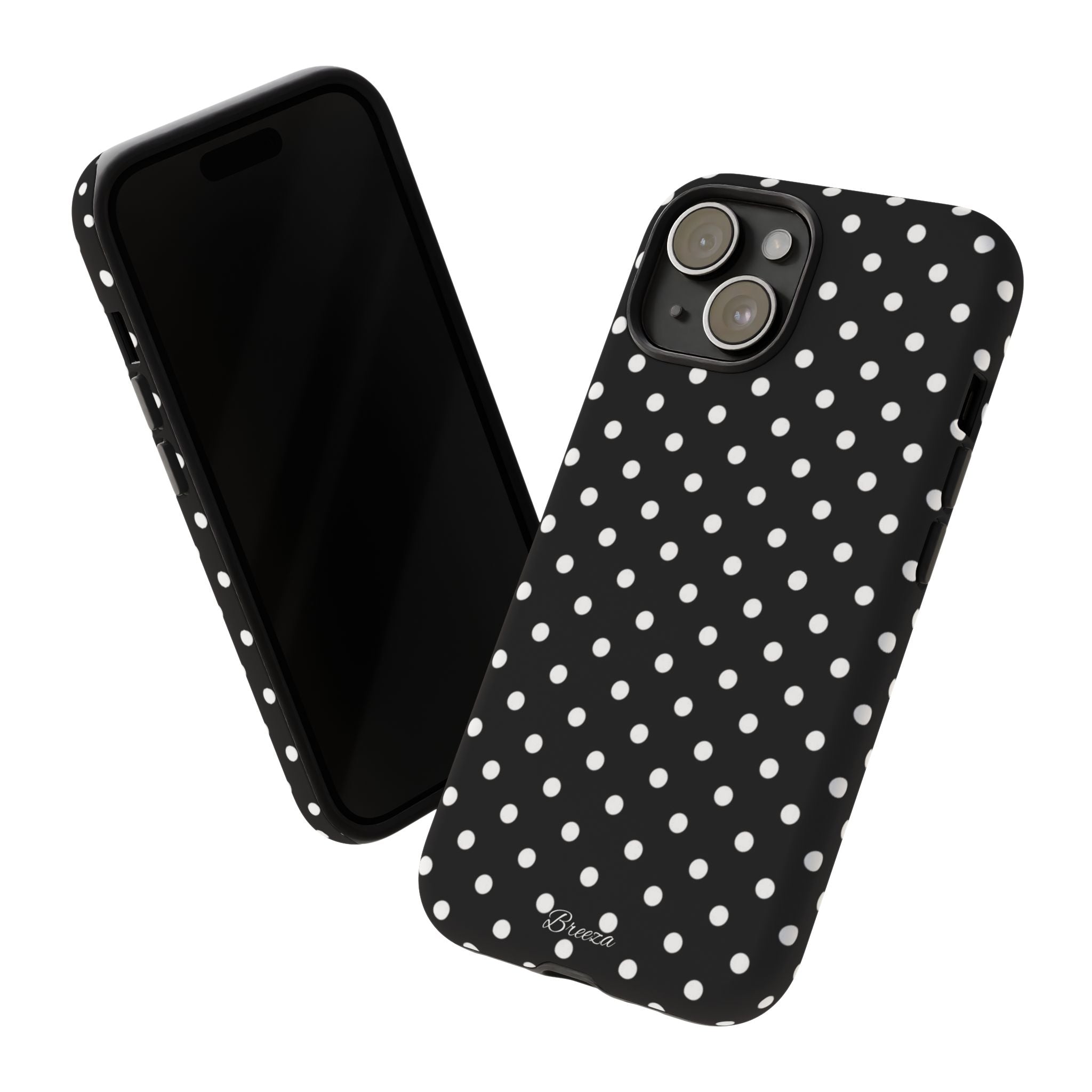 Black & White Polka Dot Phone Case