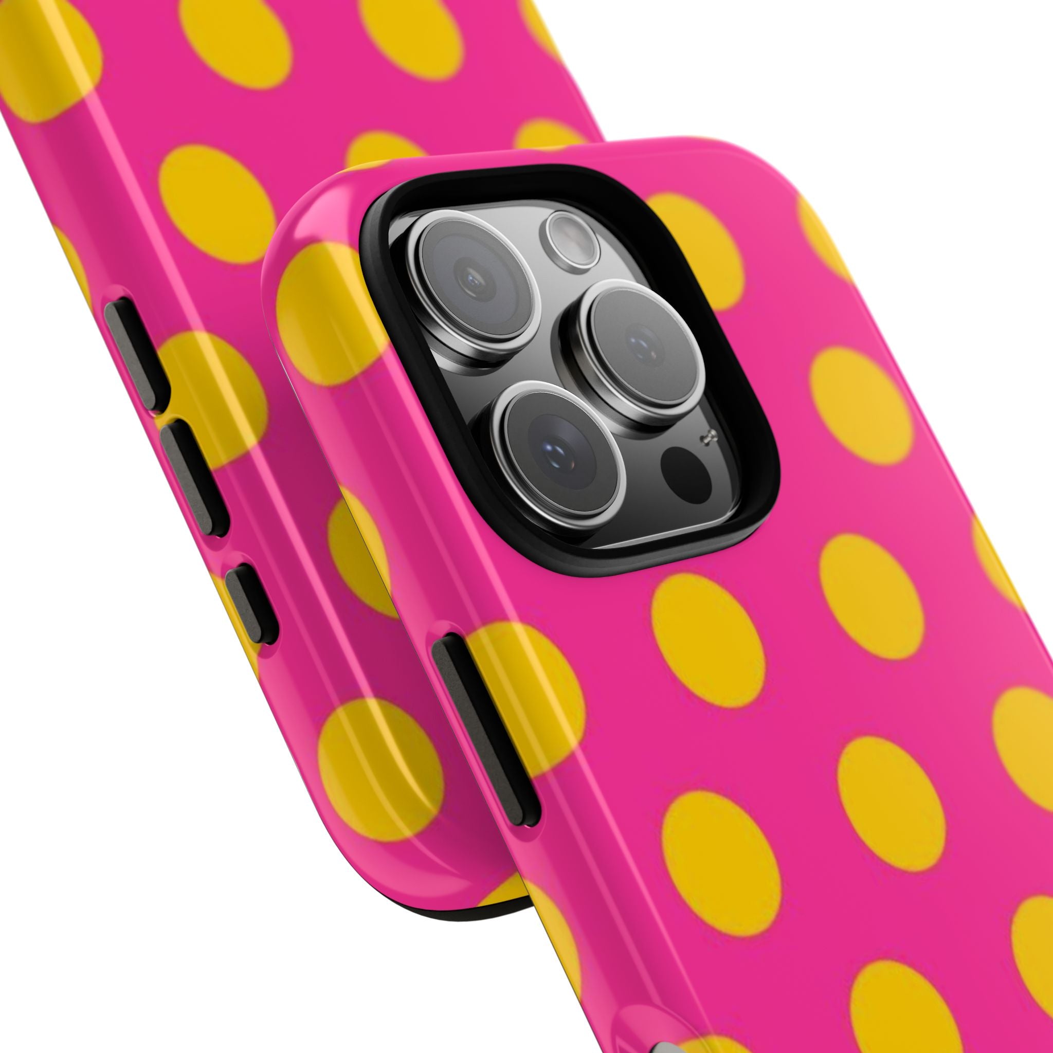 Pink & Yellow Dot Phone Case