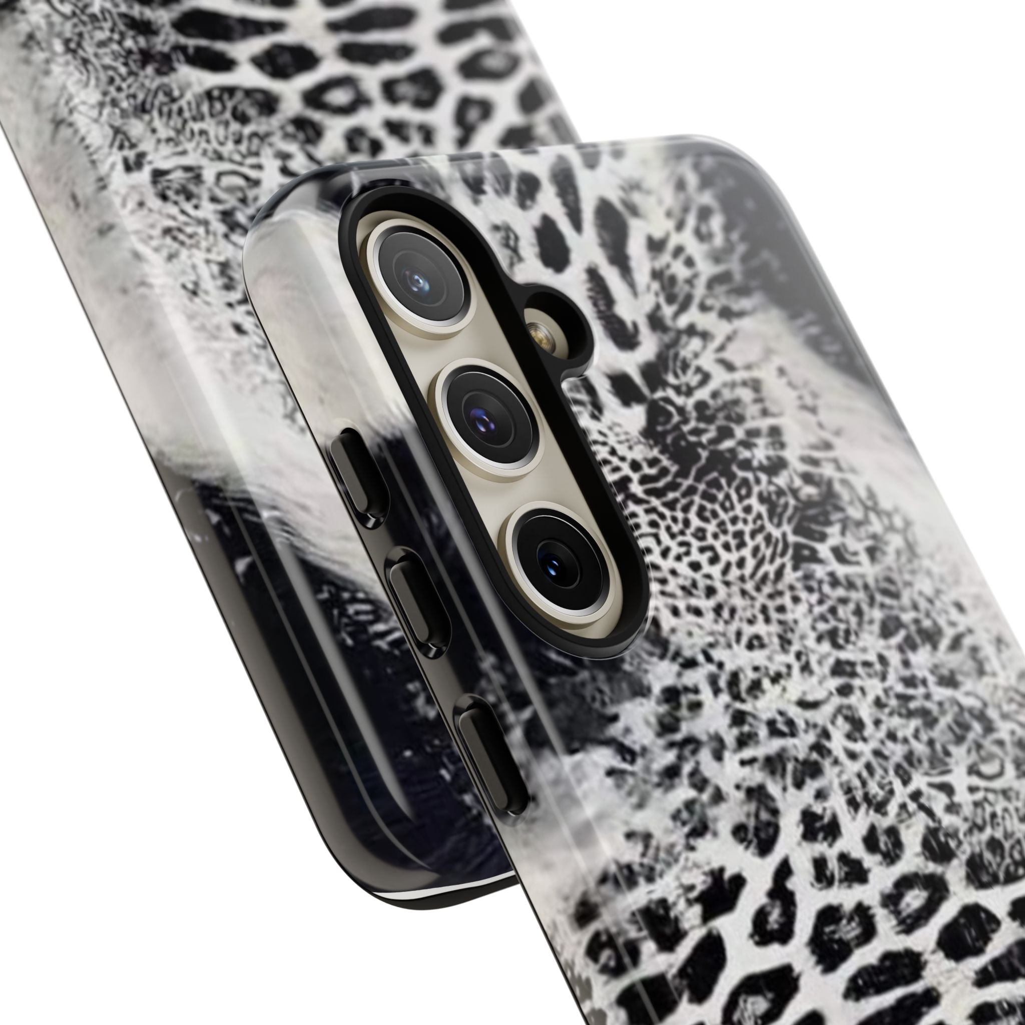 Black & White Leopard Print