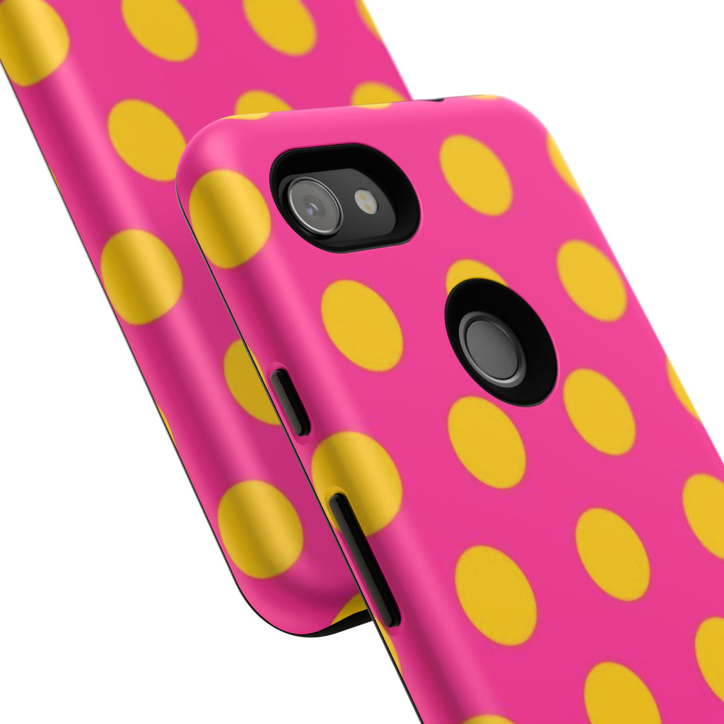 Pink & Yellow Dot Phone Case