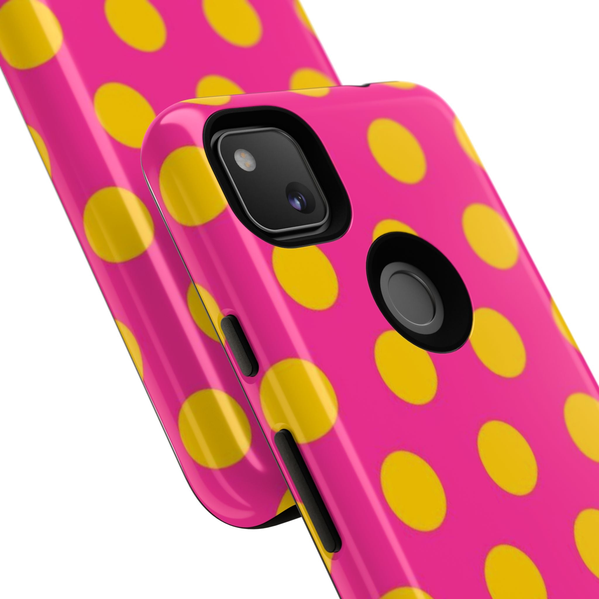 Pink & Yellow Dot Phone Case
