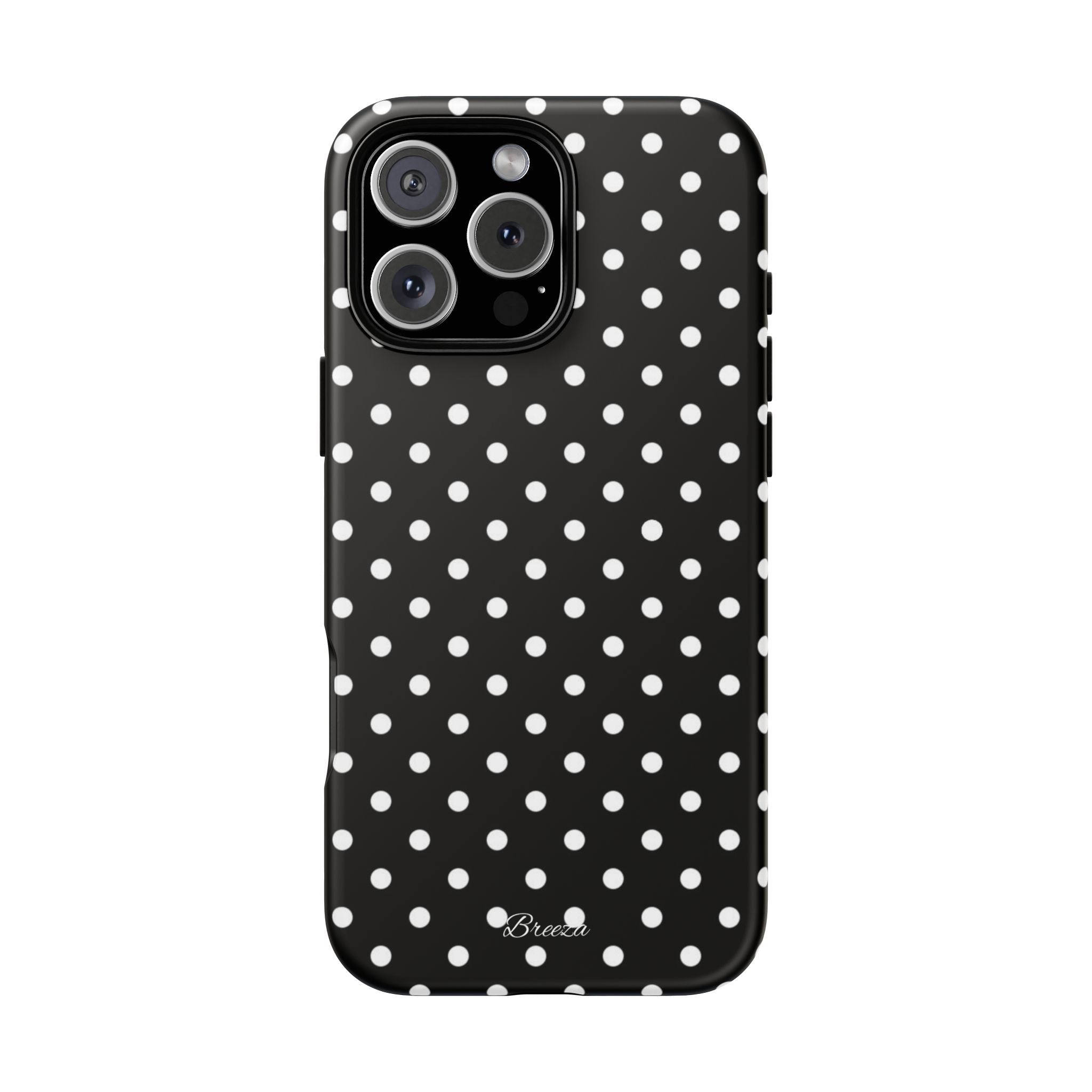 Black & White Polka Dot Phone Case