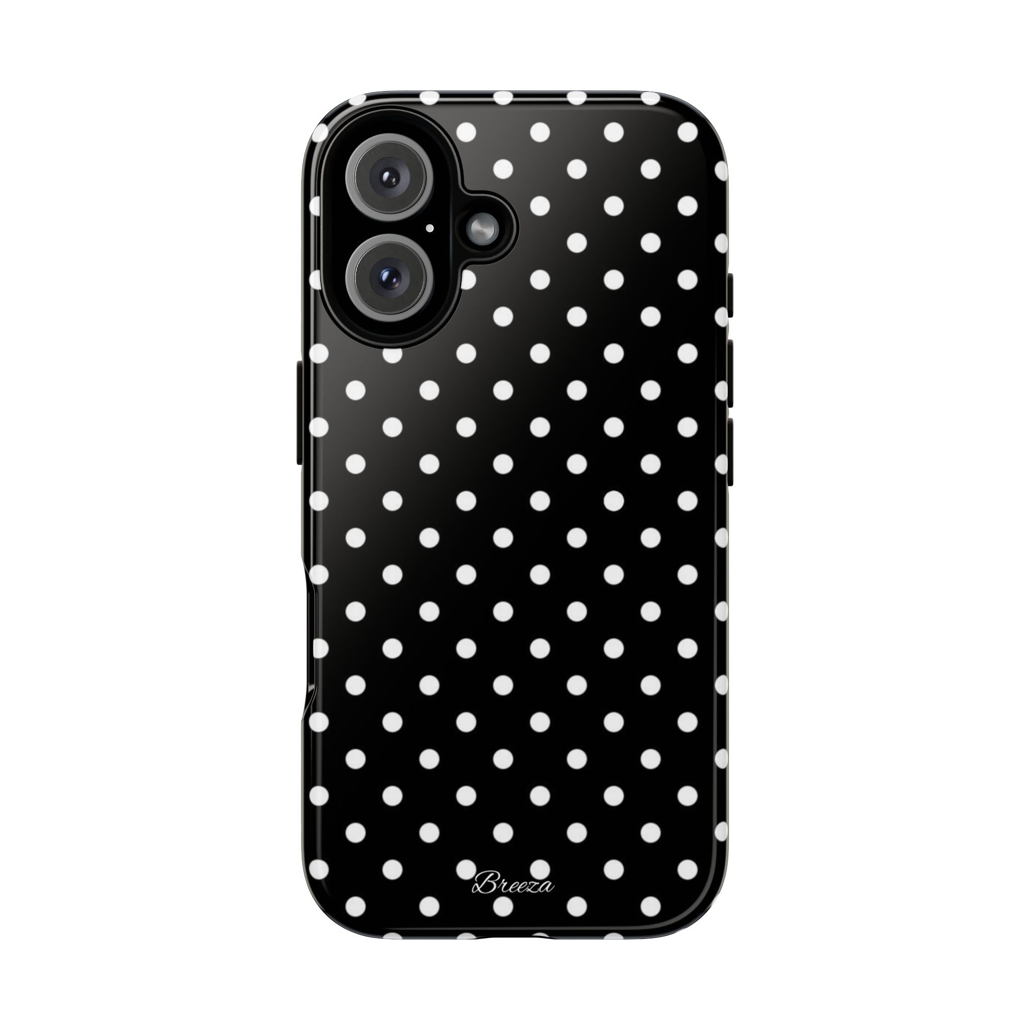 Black & White Polka Dot Phone Case