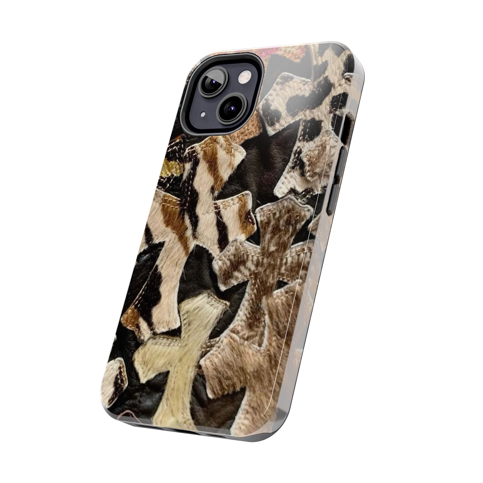 Chrome Heart Inspired Print Phone Case