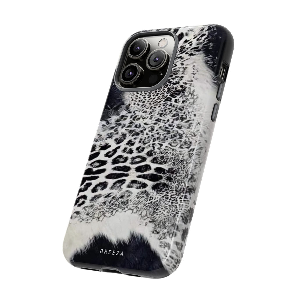 Black & White Leopard Print