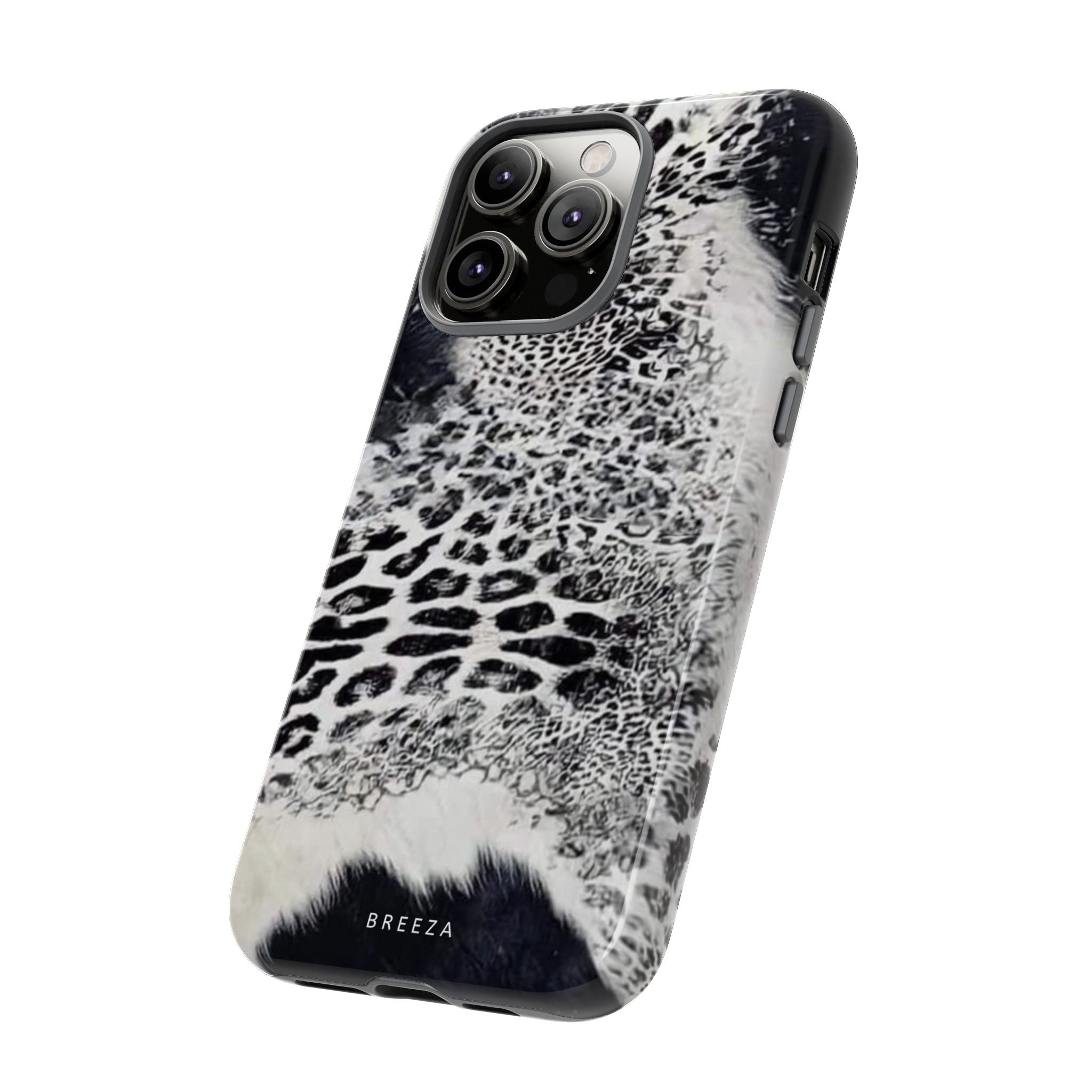 Black & White Leopard Print