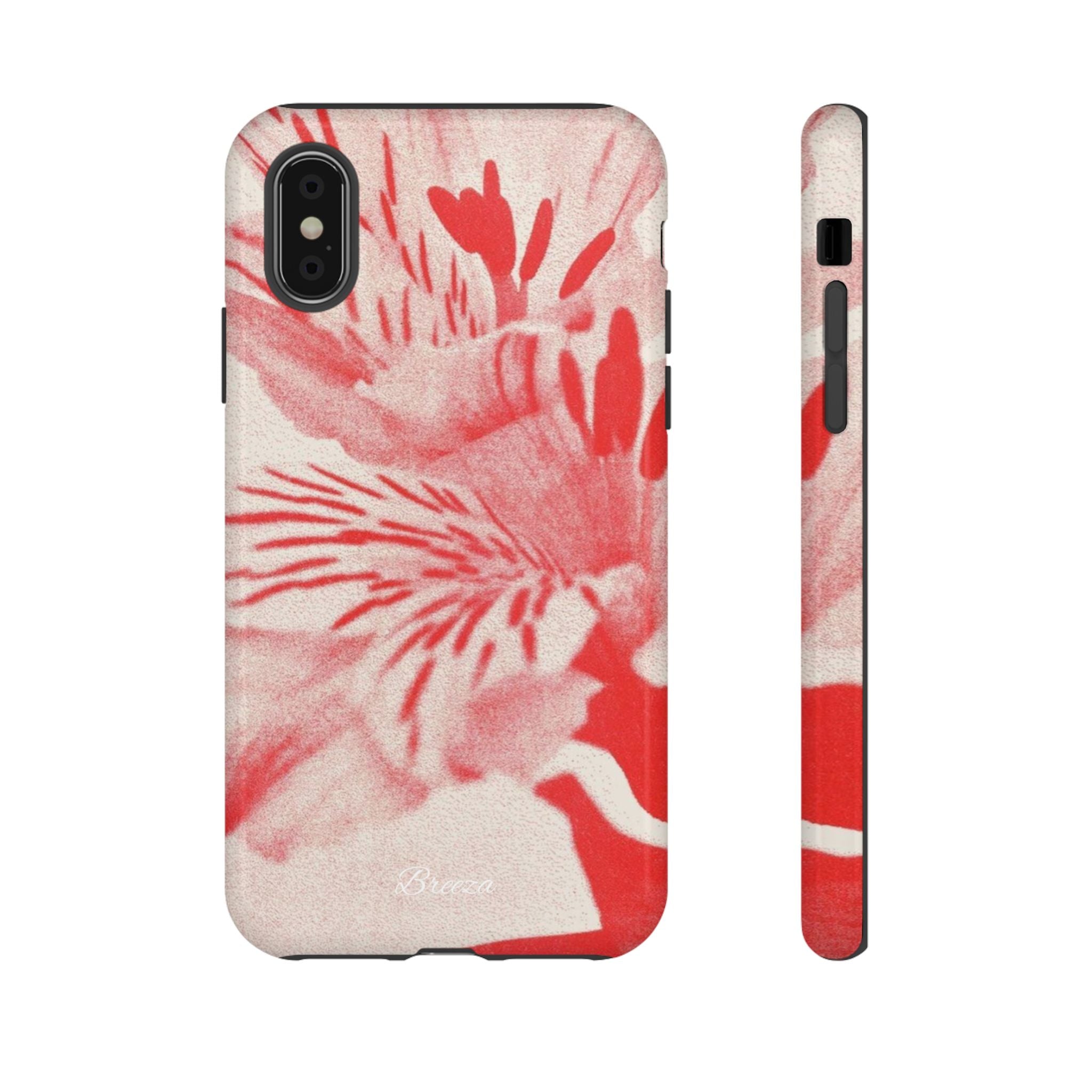Red Floral Phone Case