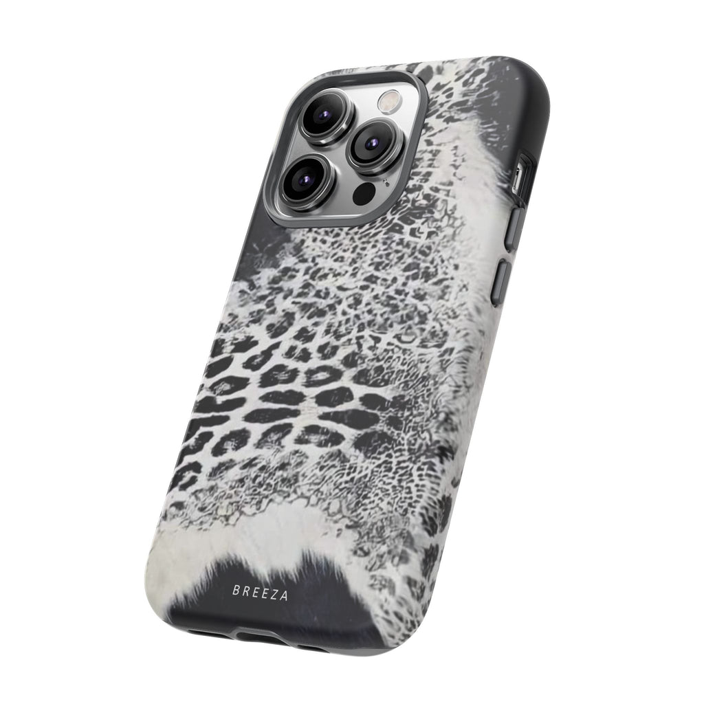 Black & White Leopard Print