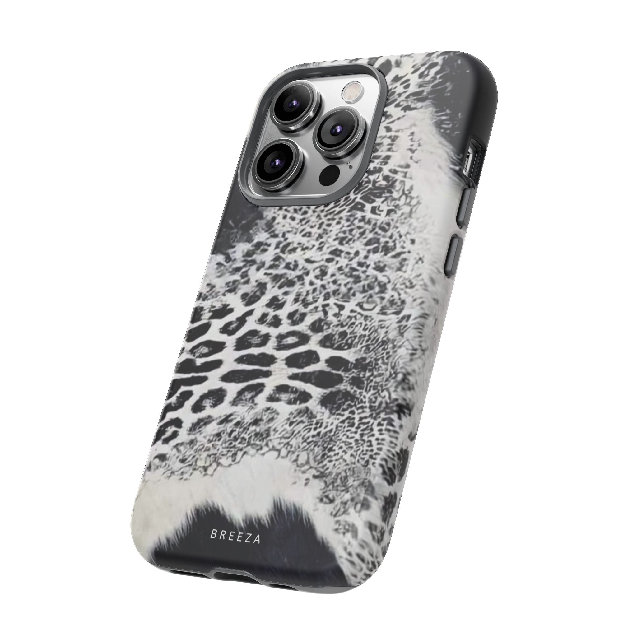 Black & White Leopard Print