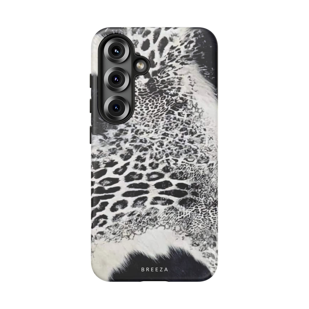 Black & White Leopard Print