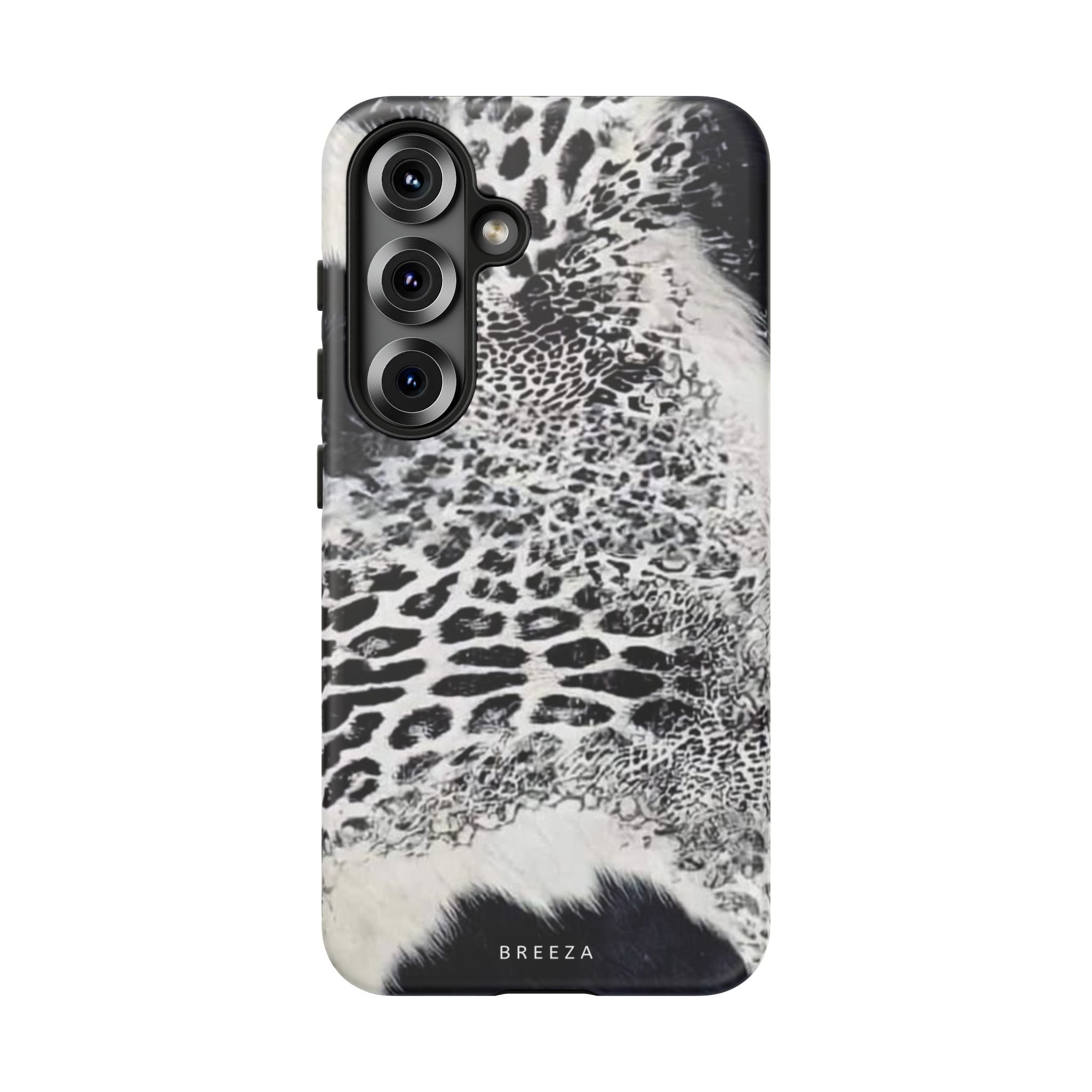 Black & White Leopard Print