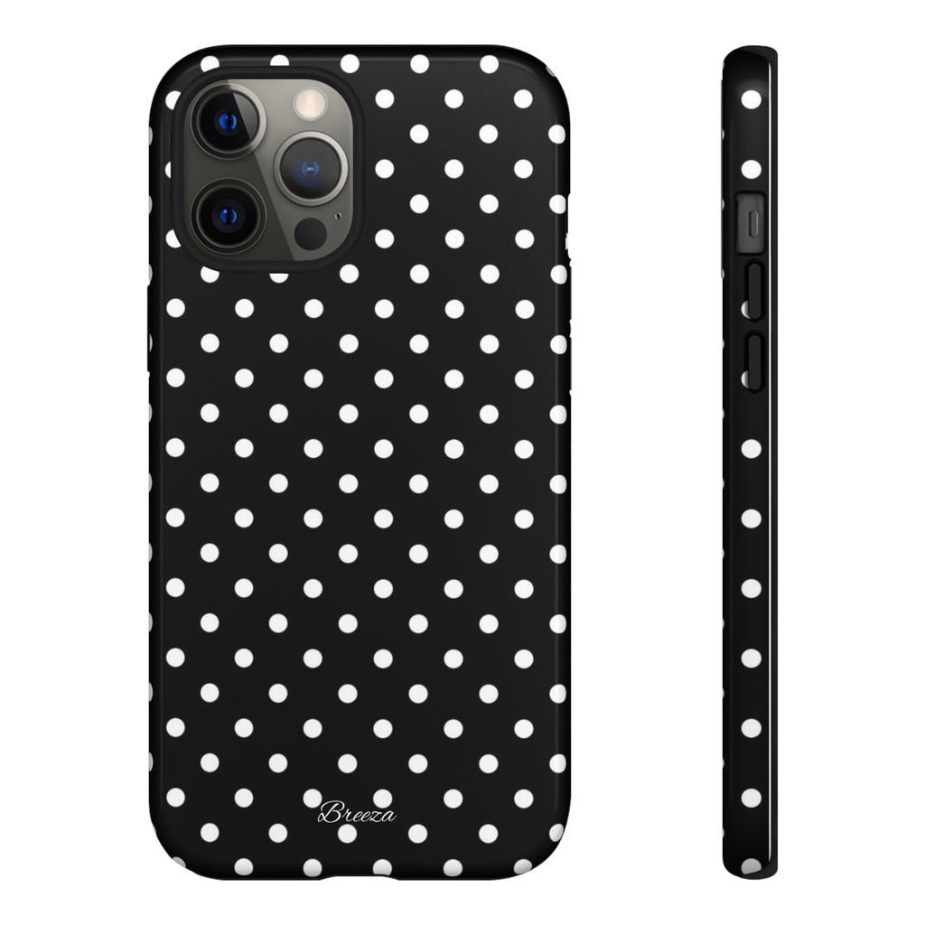 Black & White Polka Dot Phone Case
