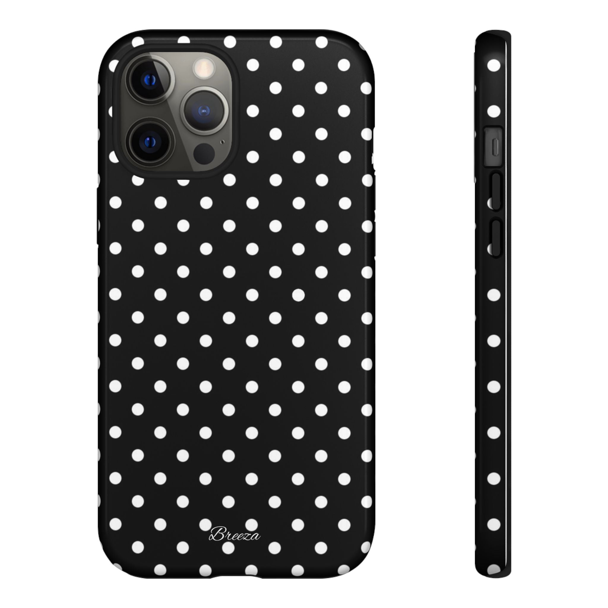 Black & White Polka Dot Phone Case