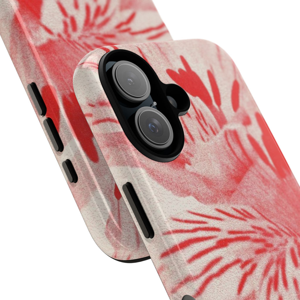 Red Floral Phone Case