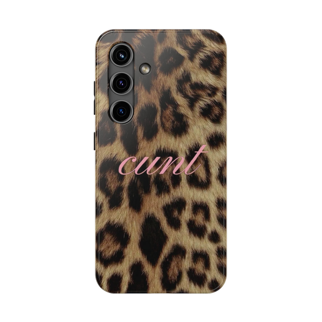 Cunt Leopard Print Phone Case