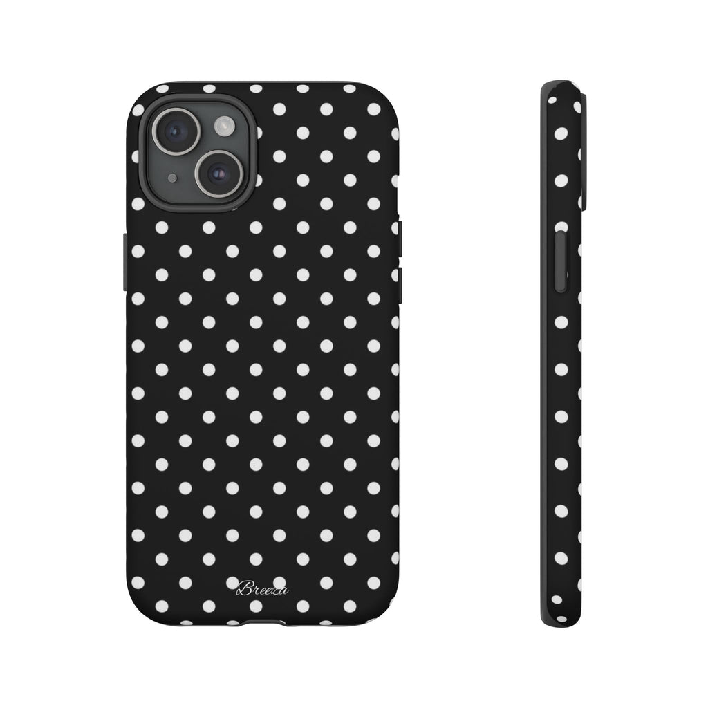 Black & White Polka Dot Phone Case