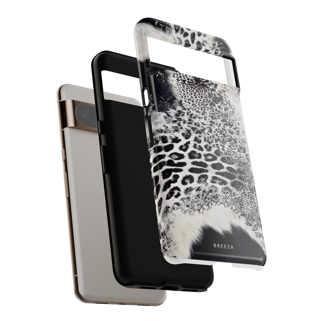 Black & White Leopard Print