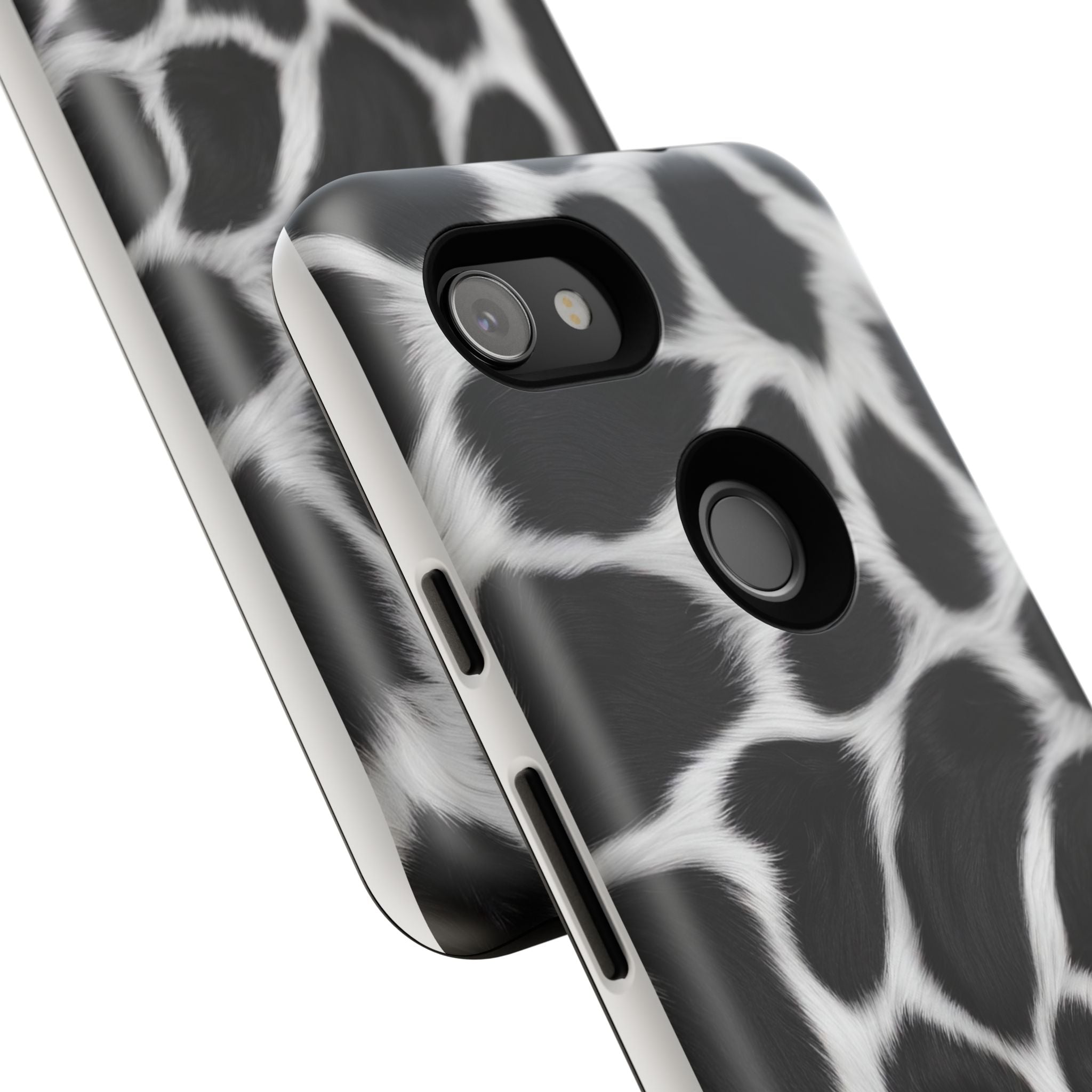 Furry Cow Print Phone Case