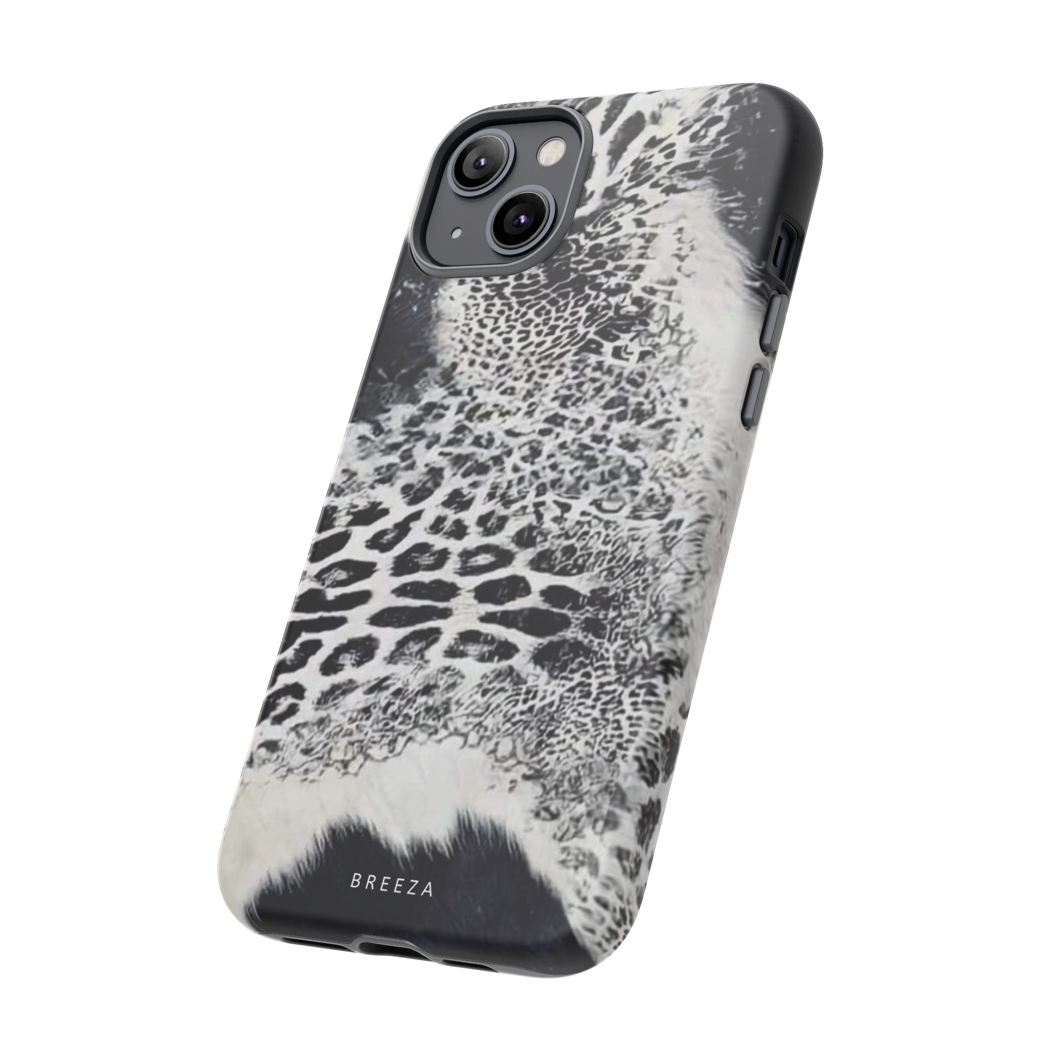 Black & White Leopard Print