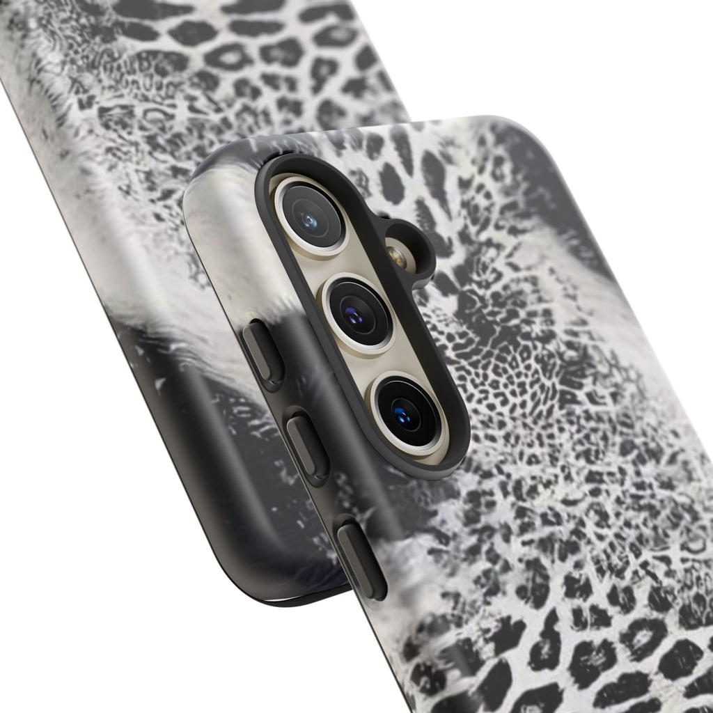 Black & White Leopard Print