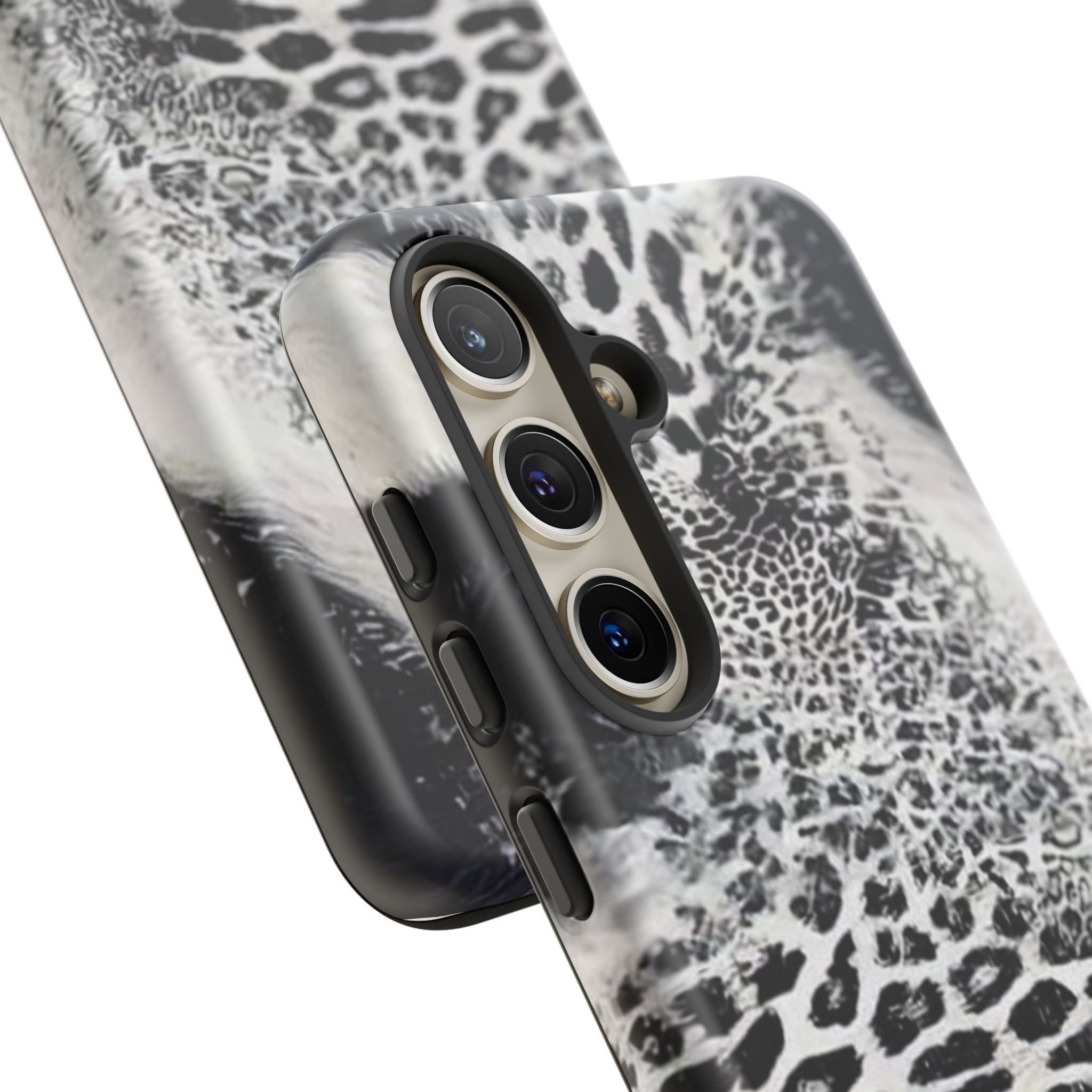 Black & White Leopard Print