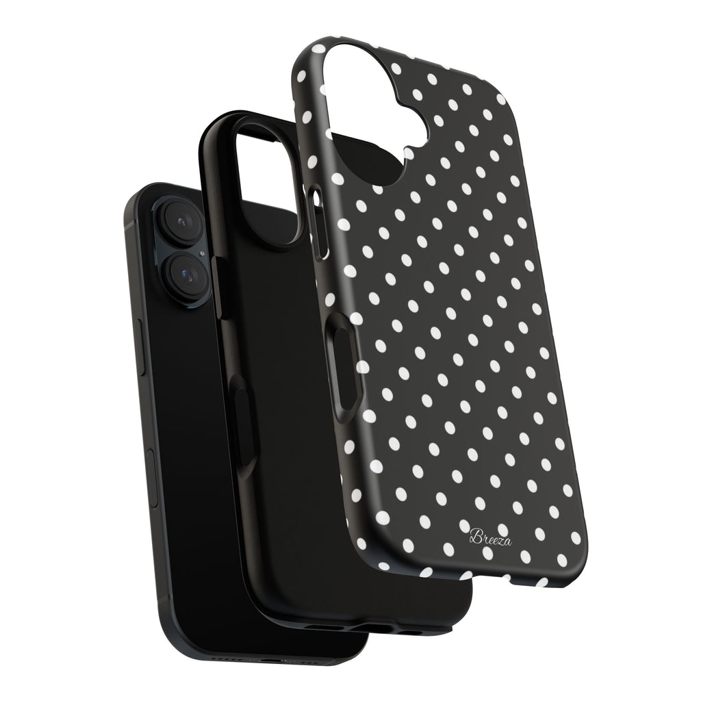 Black & White Polka Dot Phone Case
