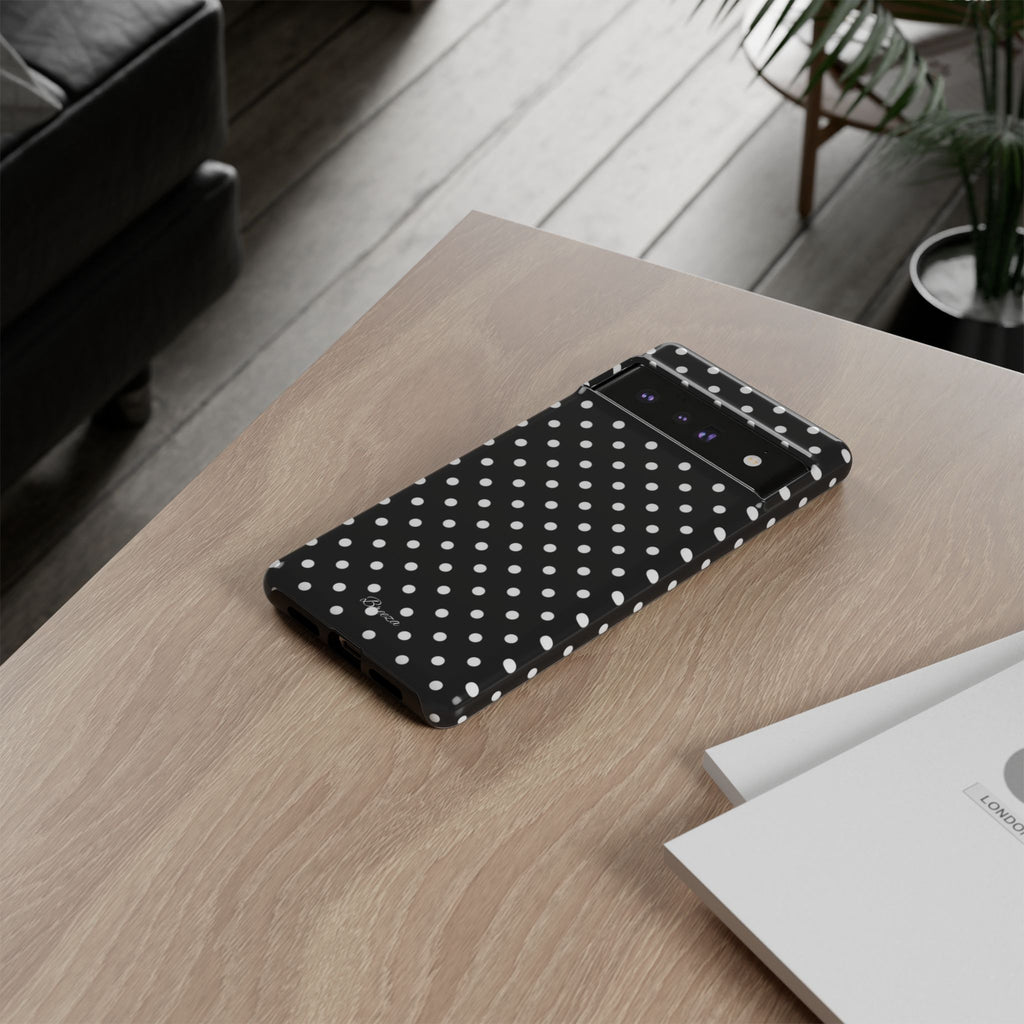 Black & White Polka Dot Phone Case