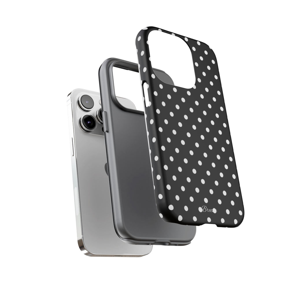Black & White Polka Dot Phone Case