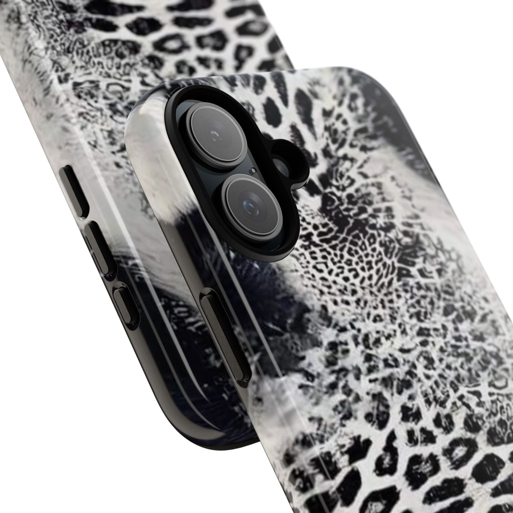 Black & White Leopard Print