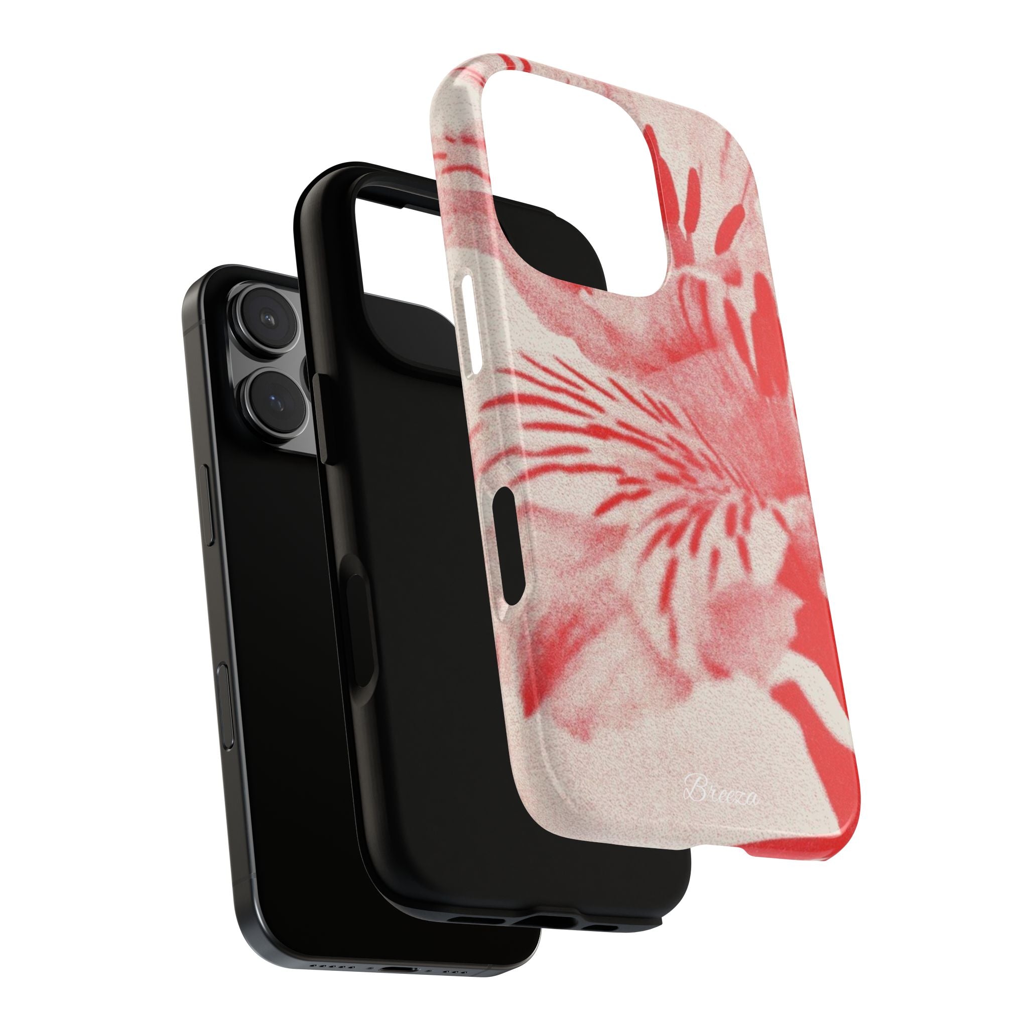 Red Floral Phone Case