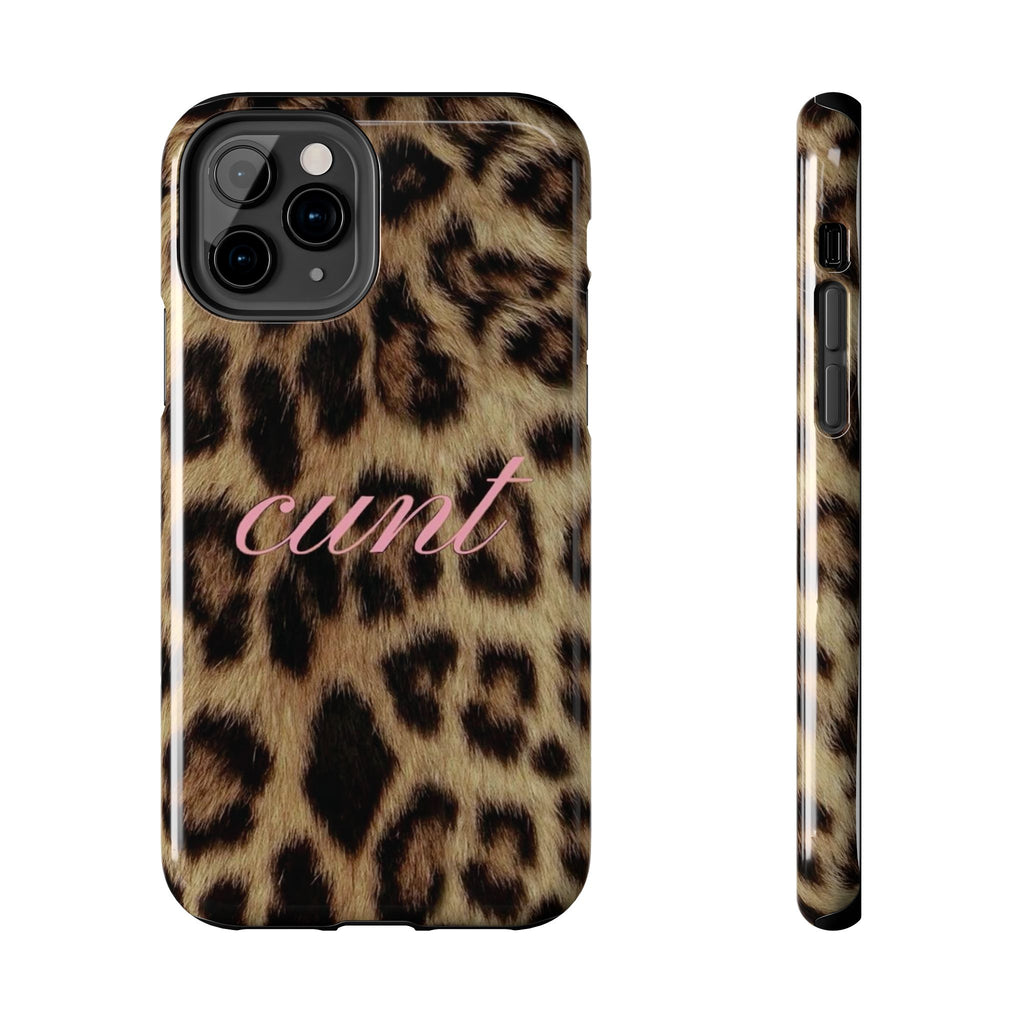 Cunt Leopard Print Phone Case