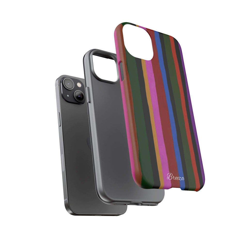 Colorful Striped Phone Case