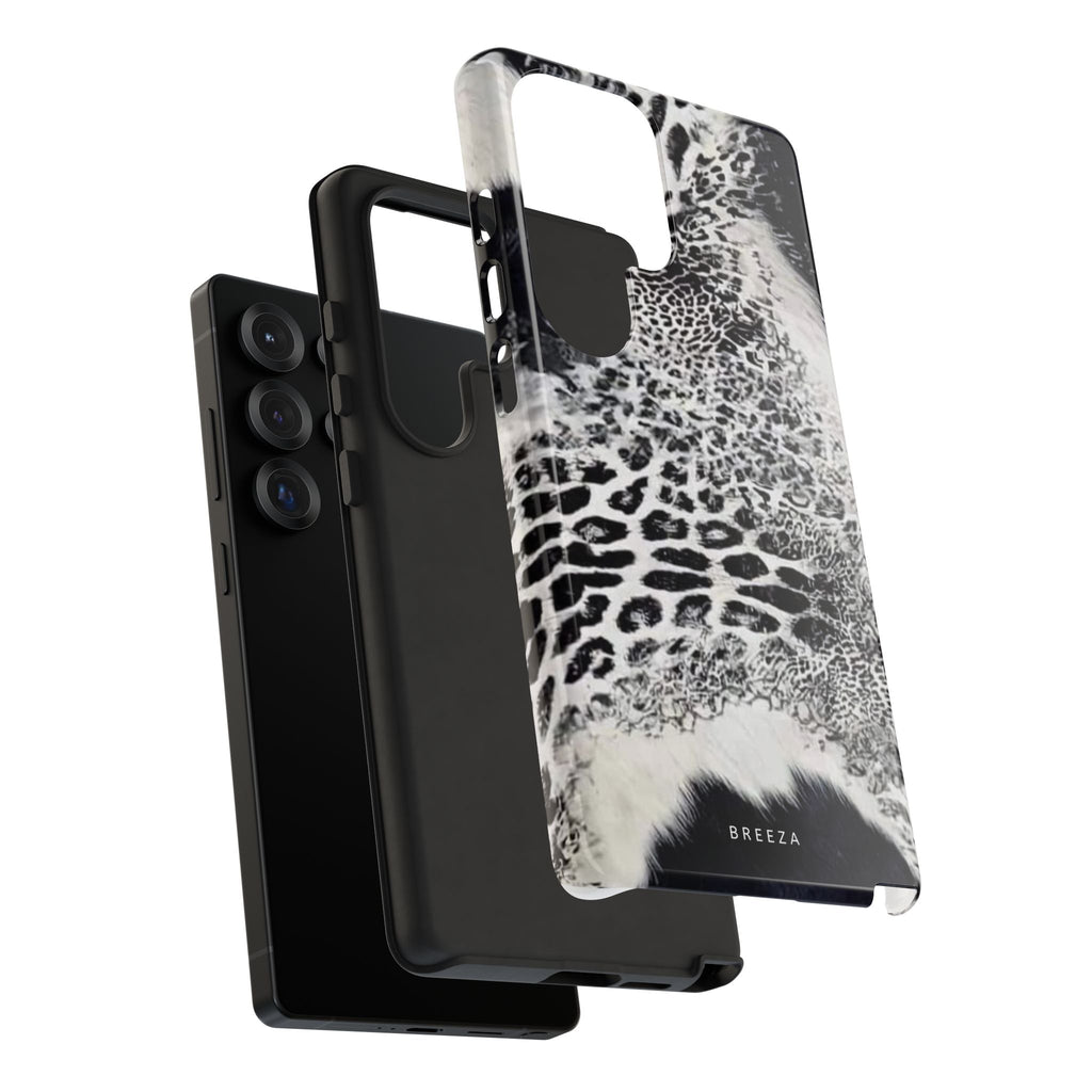 Black & White Leopard Print