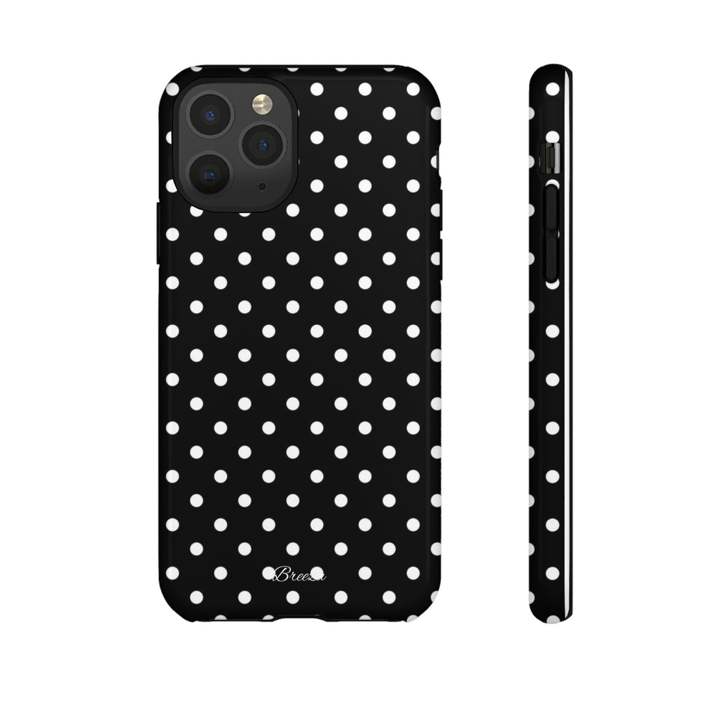 Black & White Polka Dot Phone Case