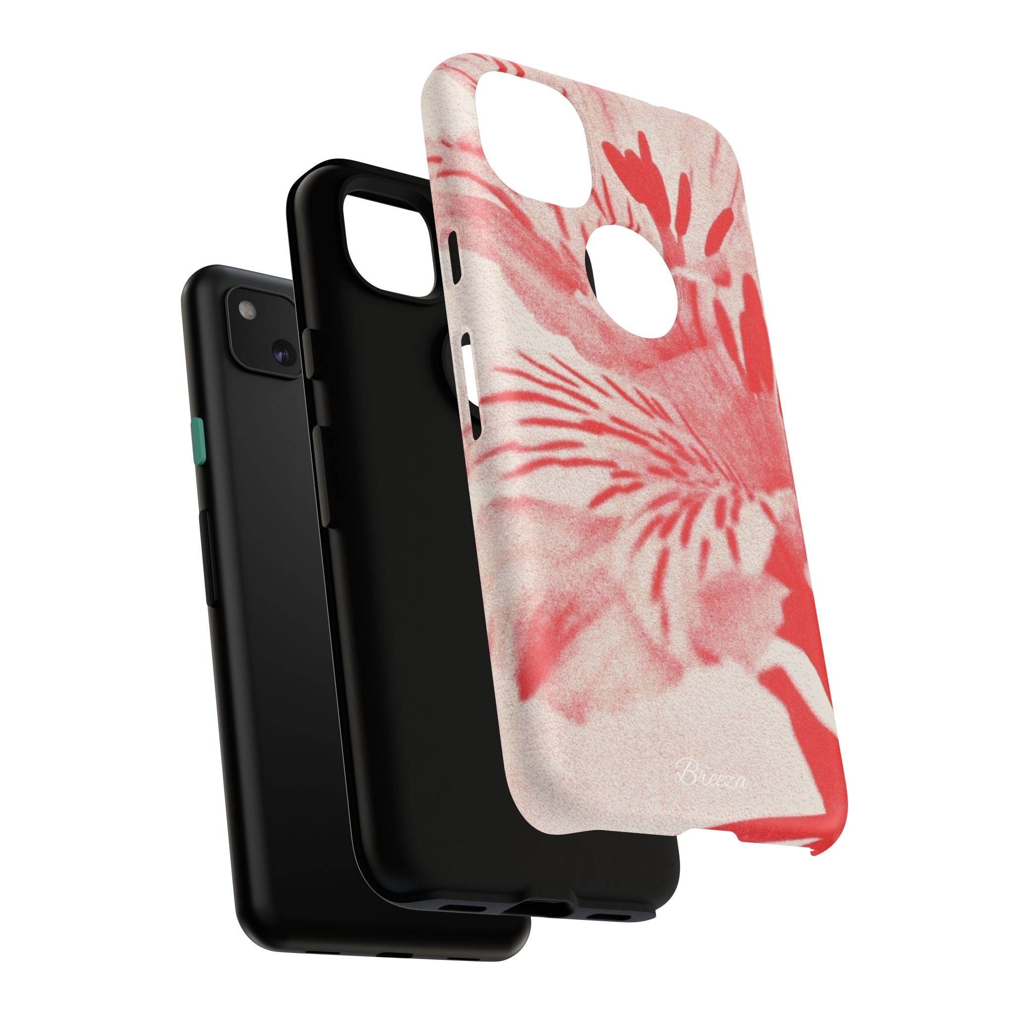 Red Floral Phone Case