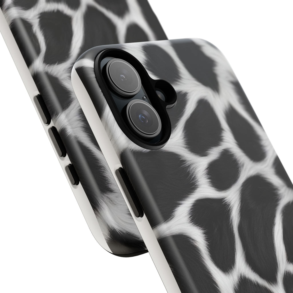 Furry Cow Print Phone Case