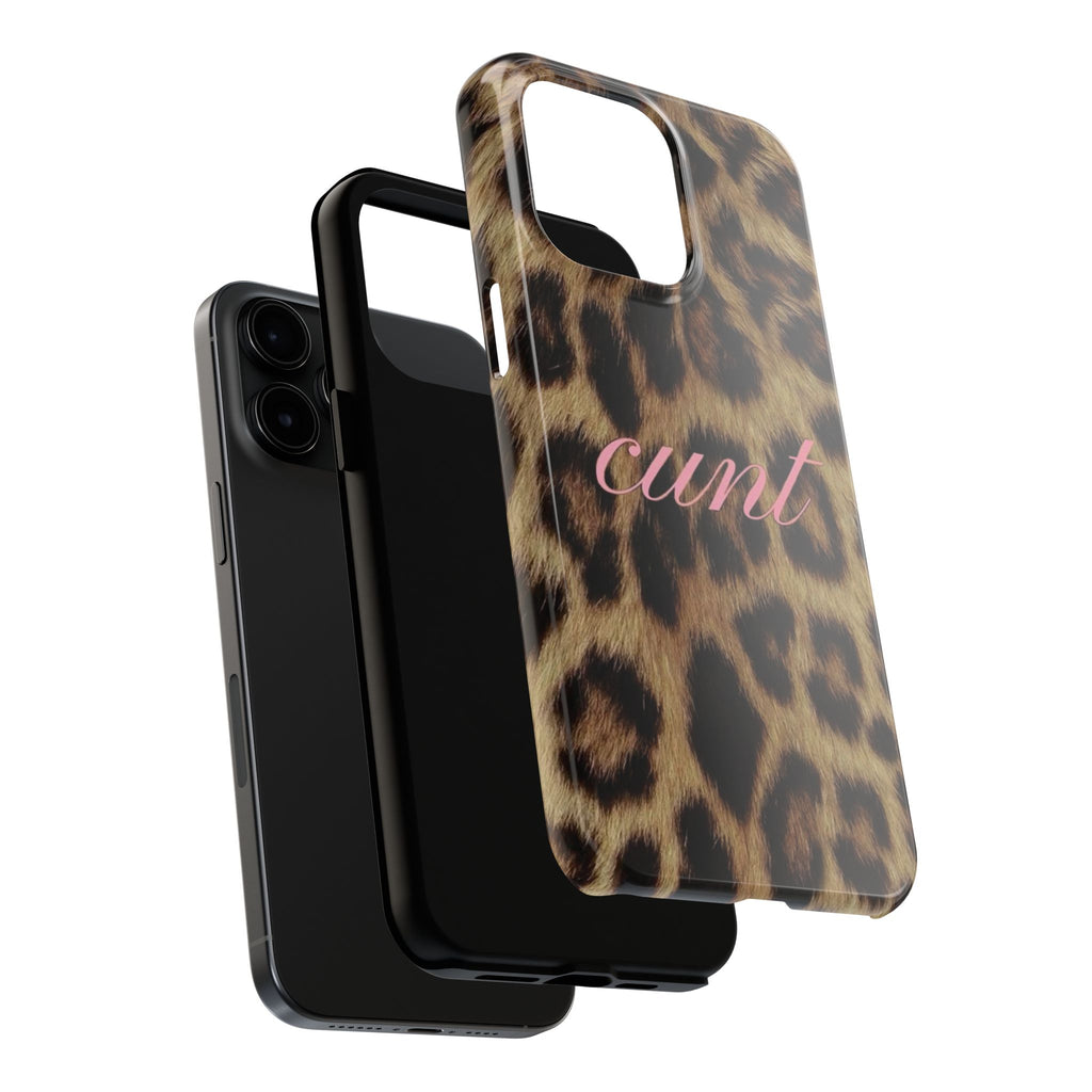 Cunt Leopard Print Phone Case