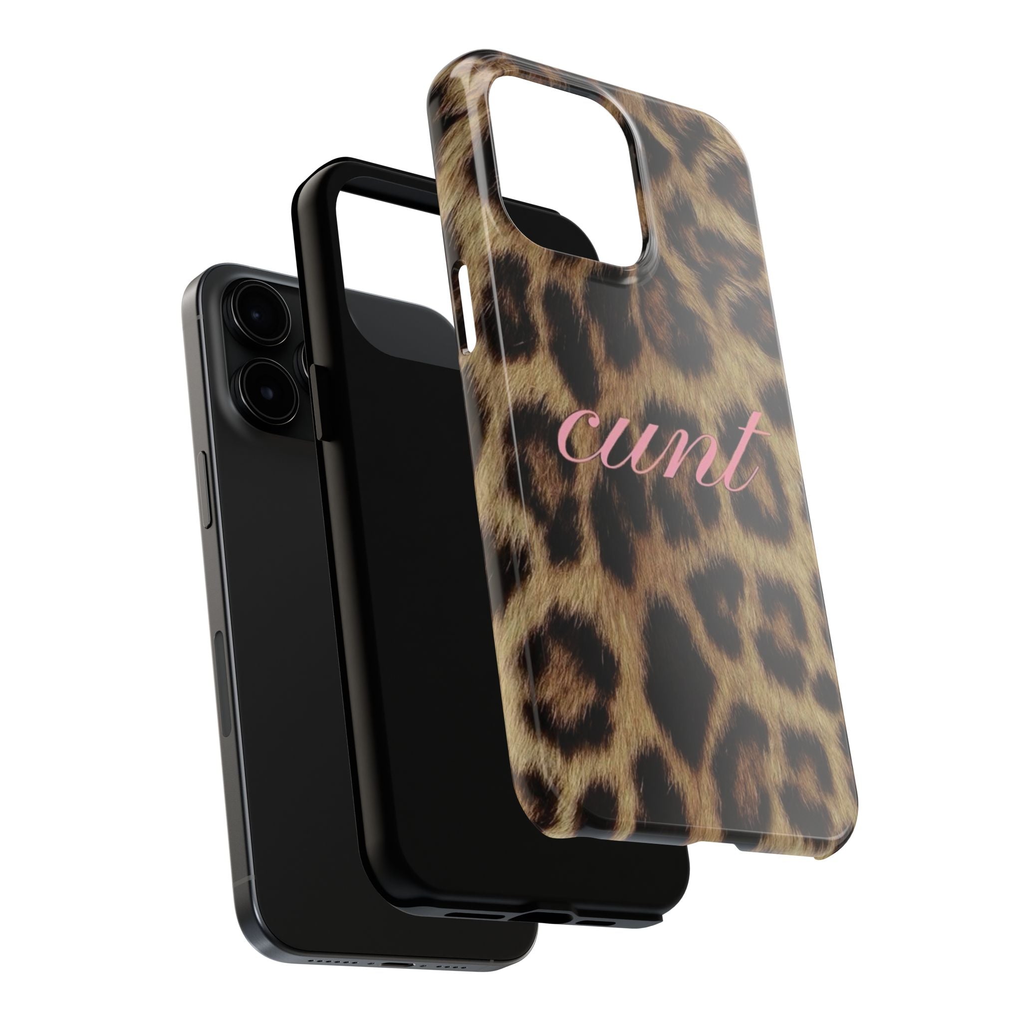 Cunt Leopard Print Phone Case