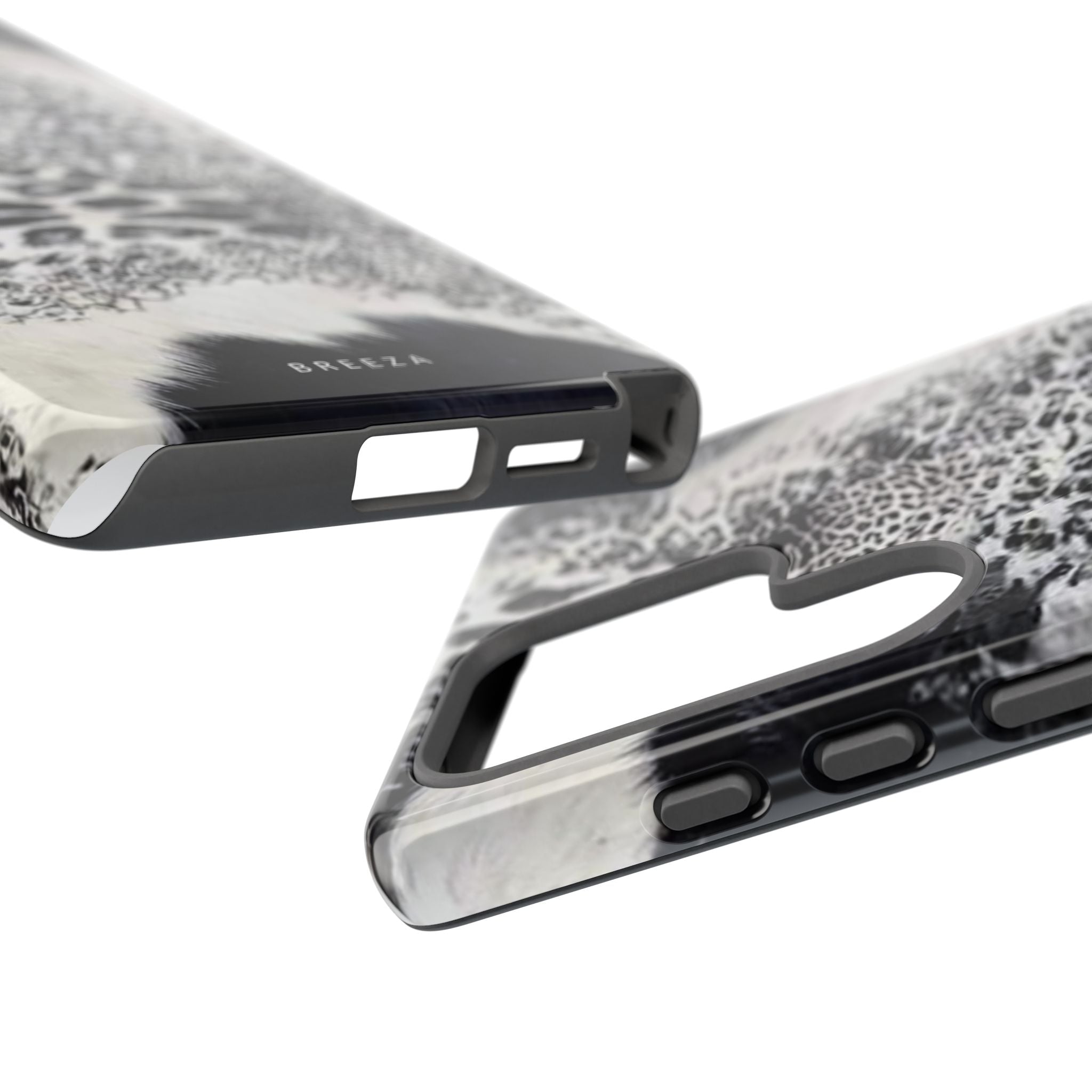 Black & White Leopard Print