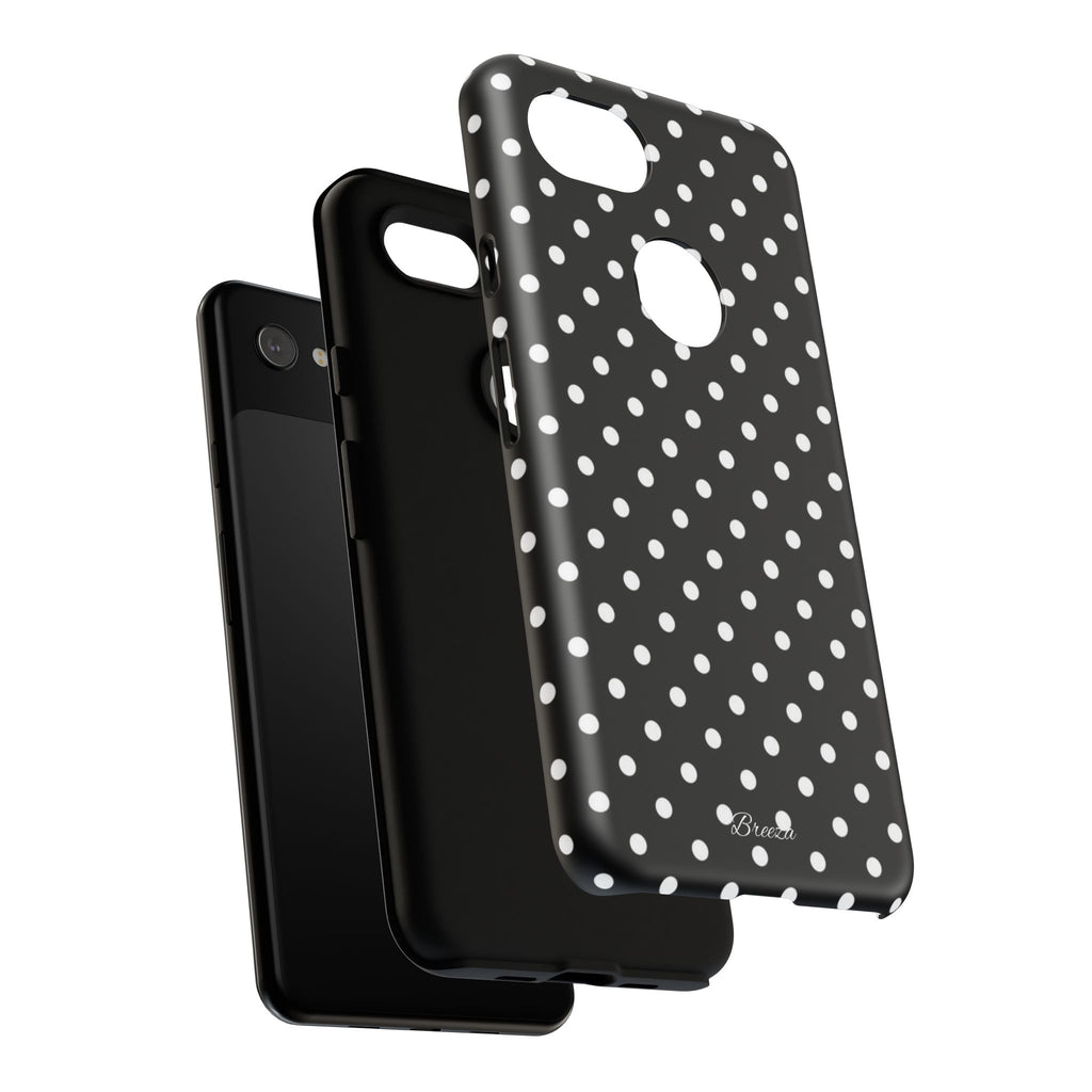 Black & White Polka Dot Phone Case