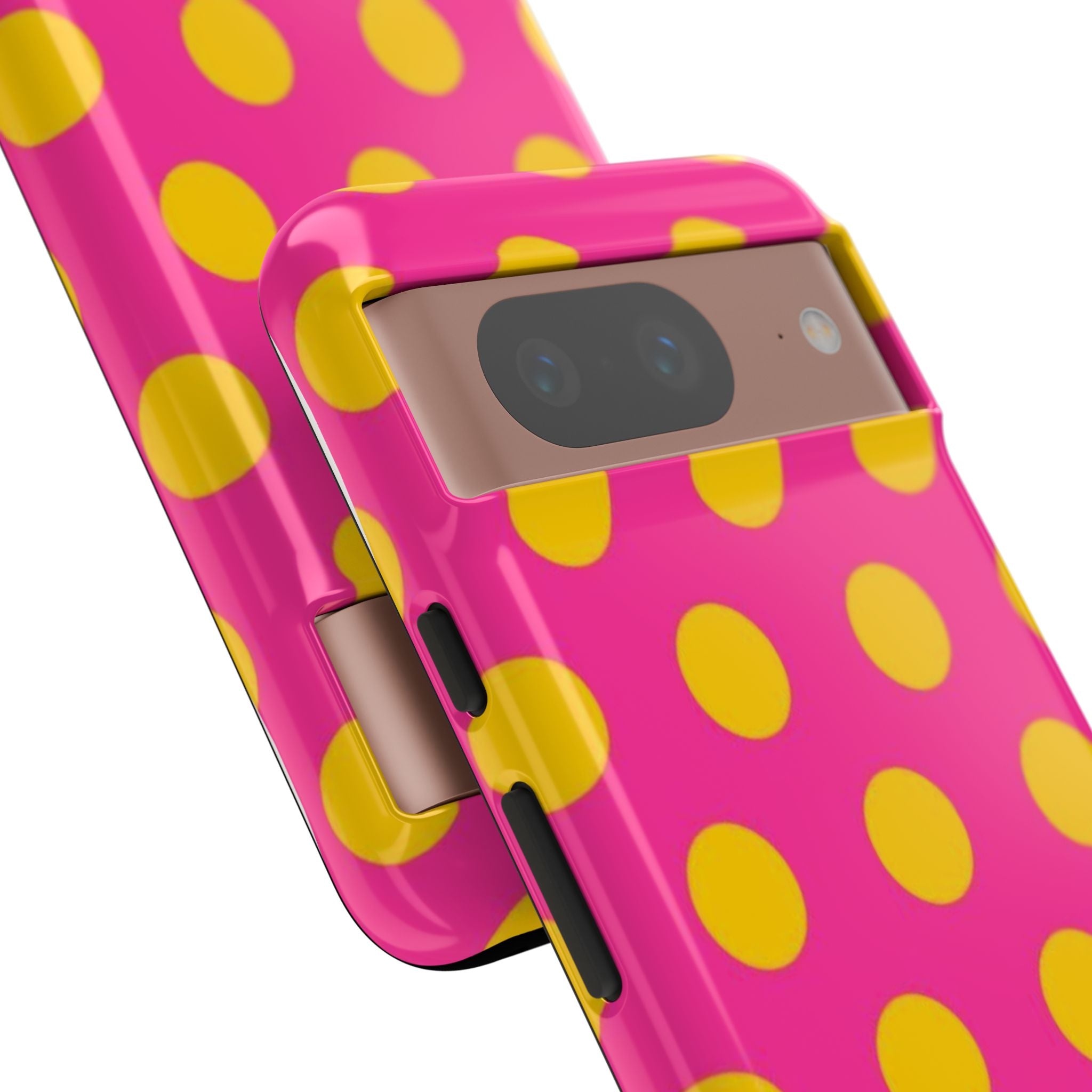 Pink & Yellow Dot Phone Case