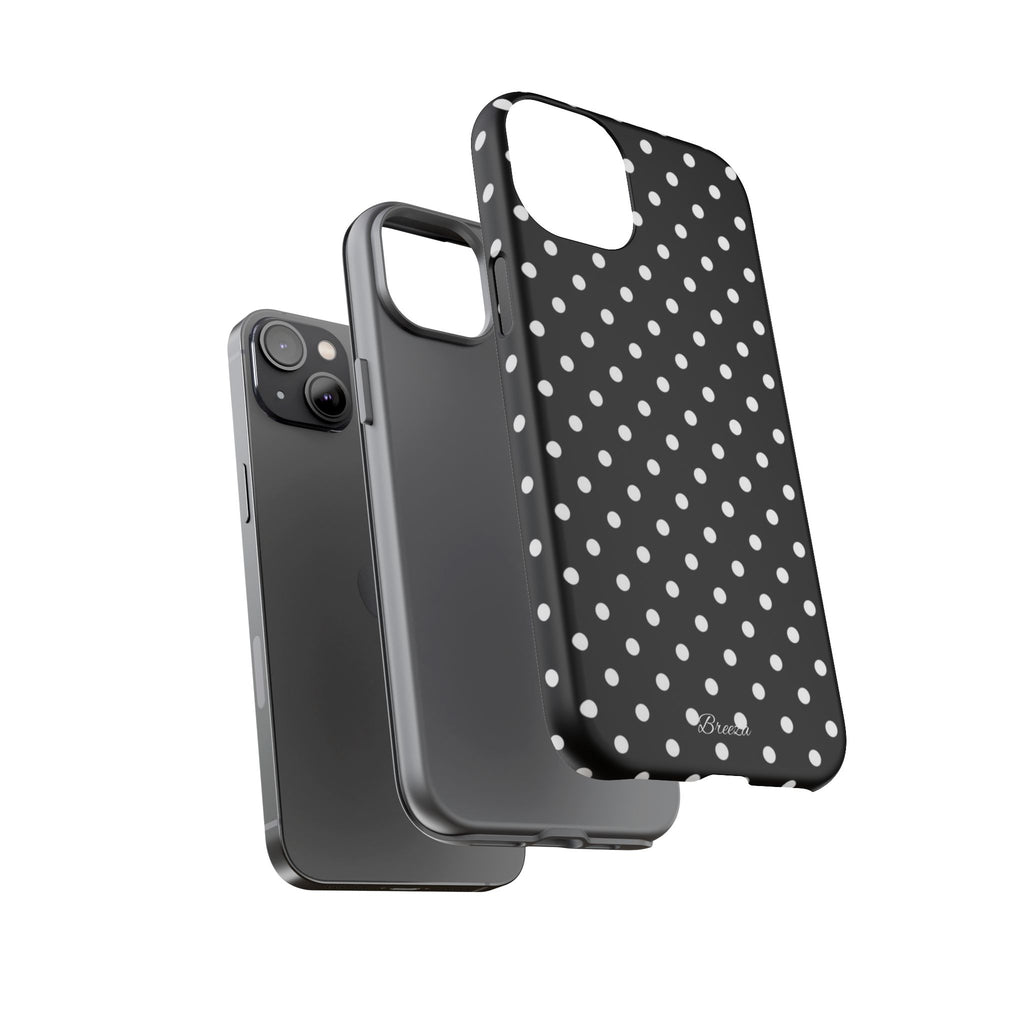Black & White Polka Dot Phone Case