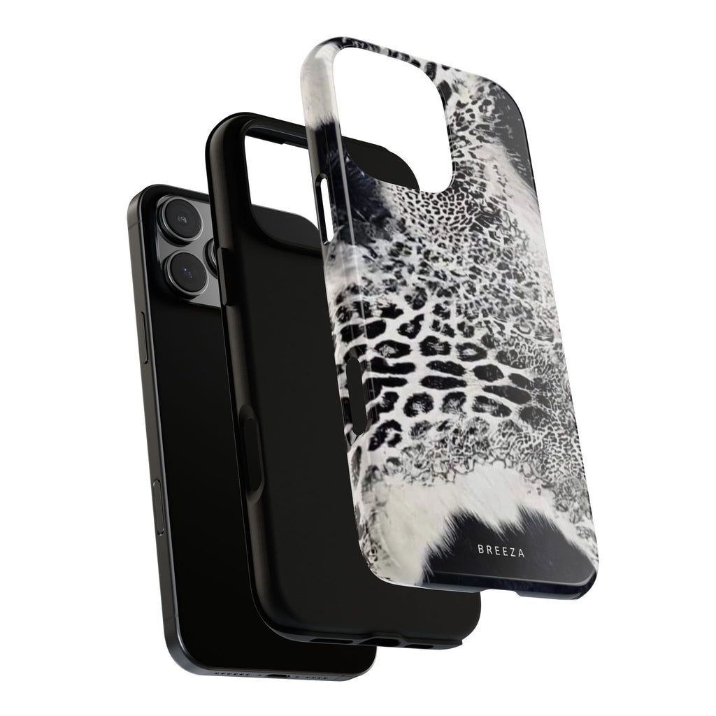 Black & White Leopard Print